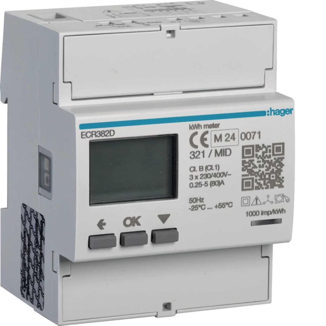 Hager ECR382D 3-Phase Direct Connected Energy
