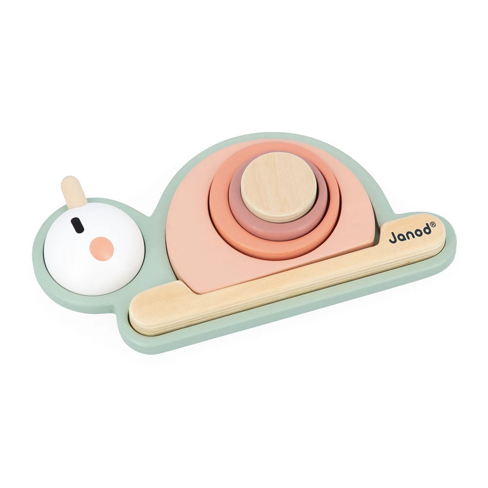 Janod Sweet Cocoon Snail Stacking Toy