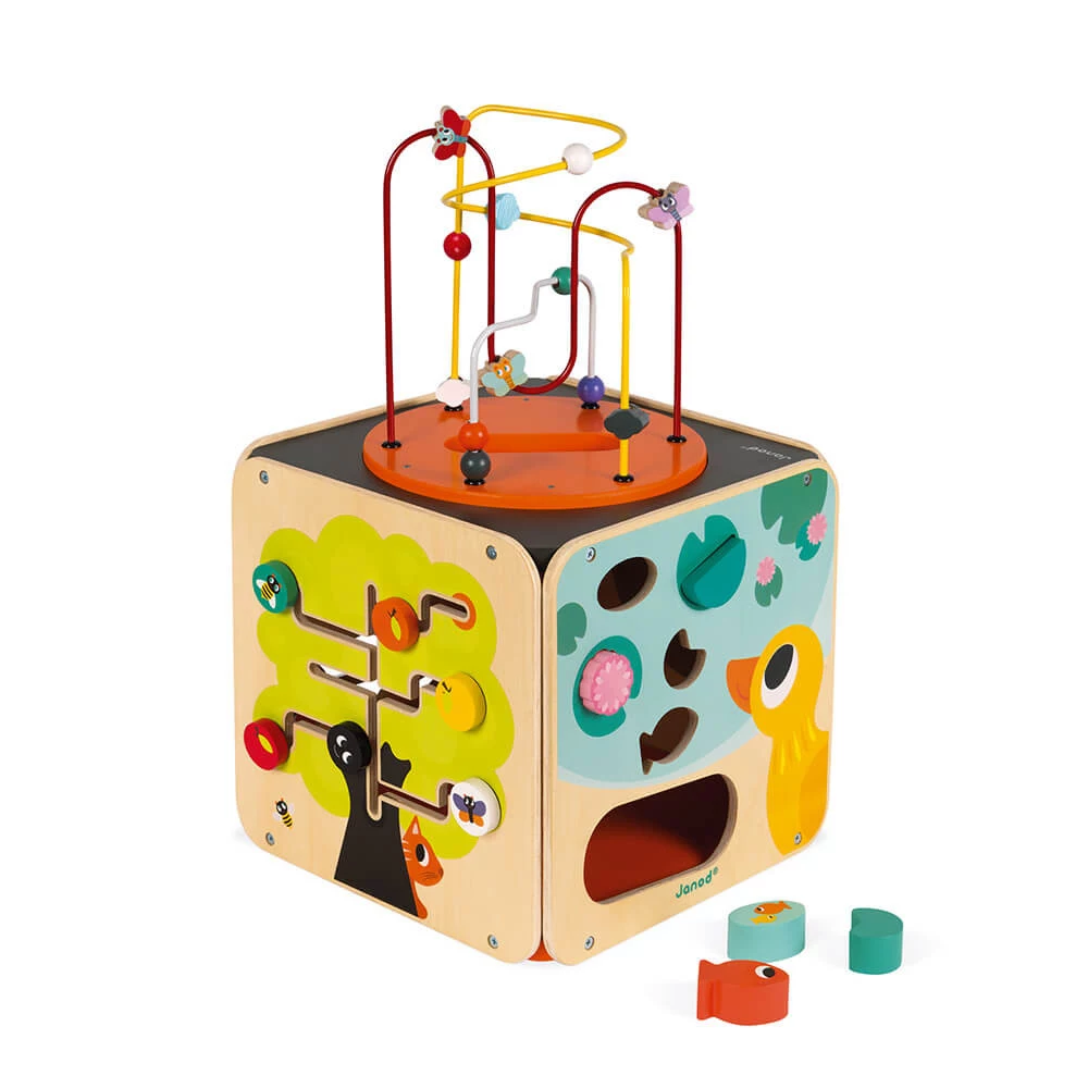 Janod Large Educational Activity Cube with