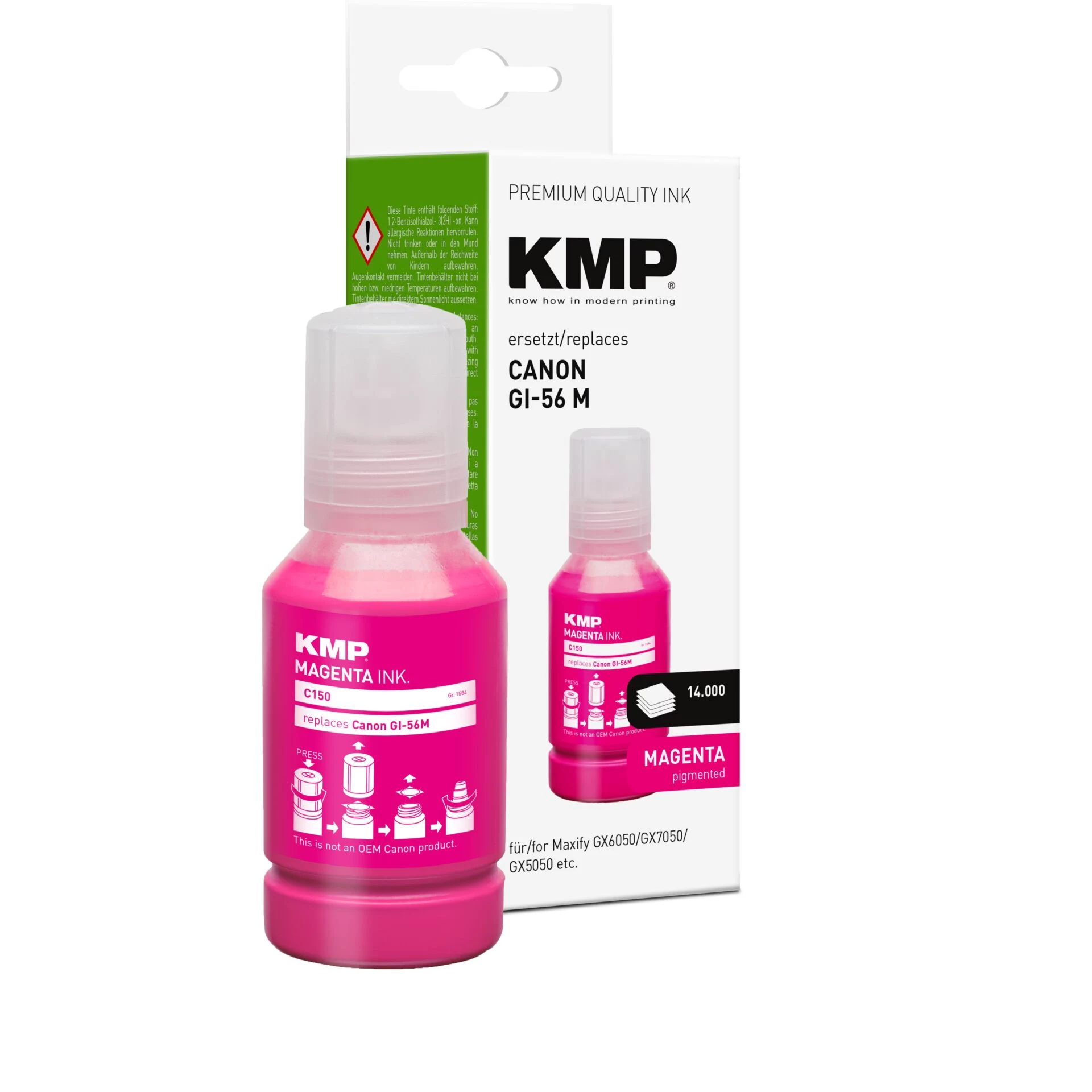KMP 1584,0006 saderīga tintes kasetne