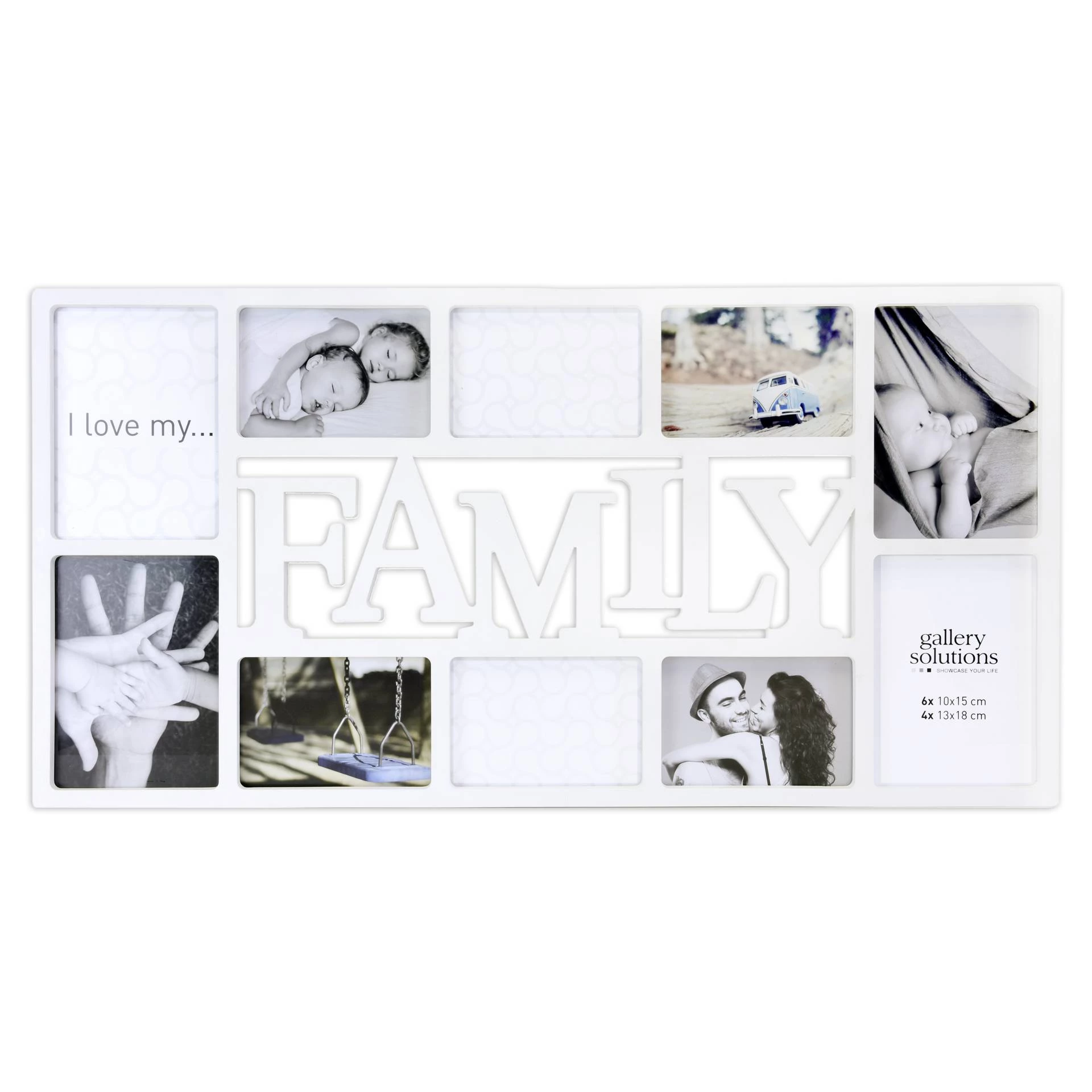 NIELSEN DESIGN Family Collage White Resin