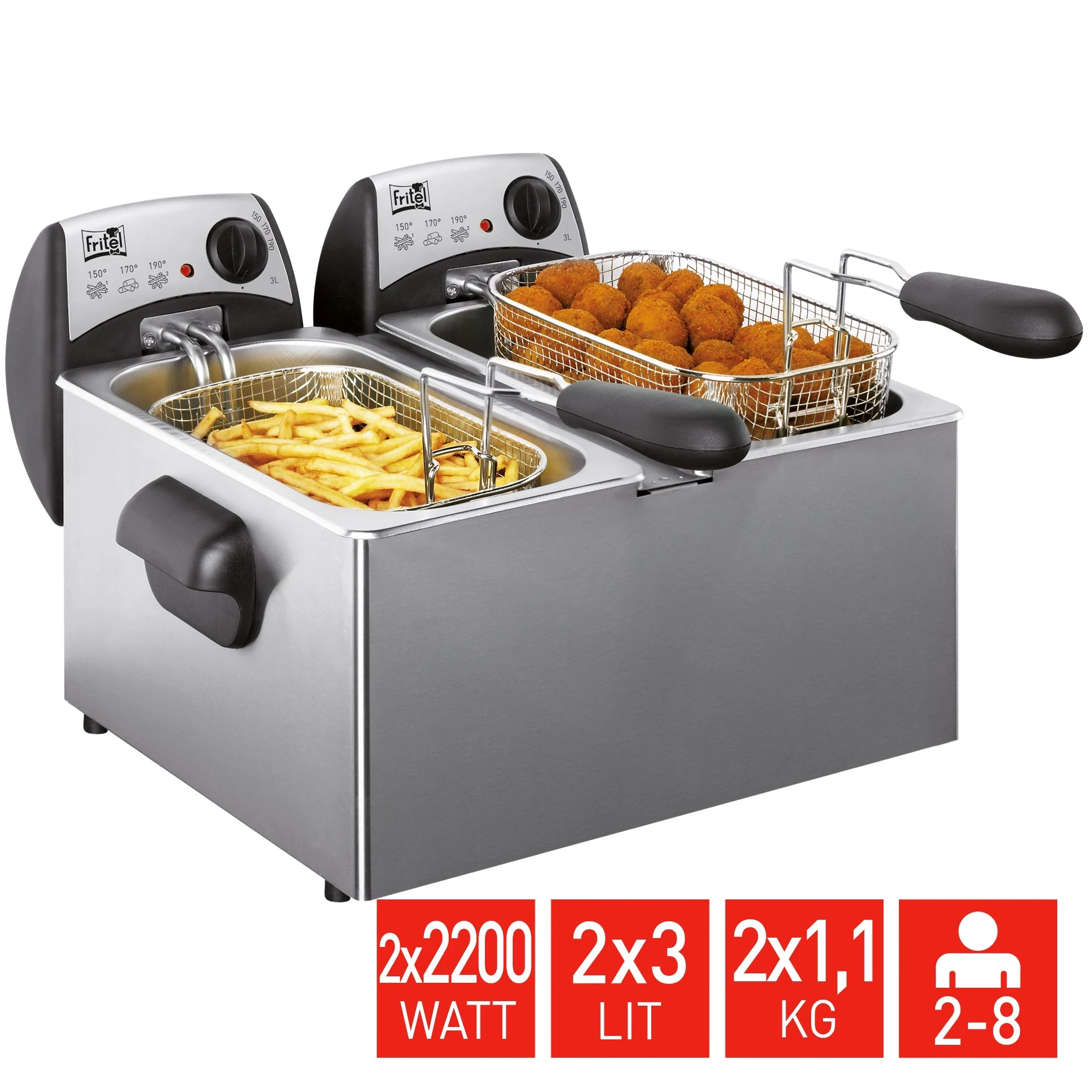 FRITEL Starter Deep Fryer 6 Liter
