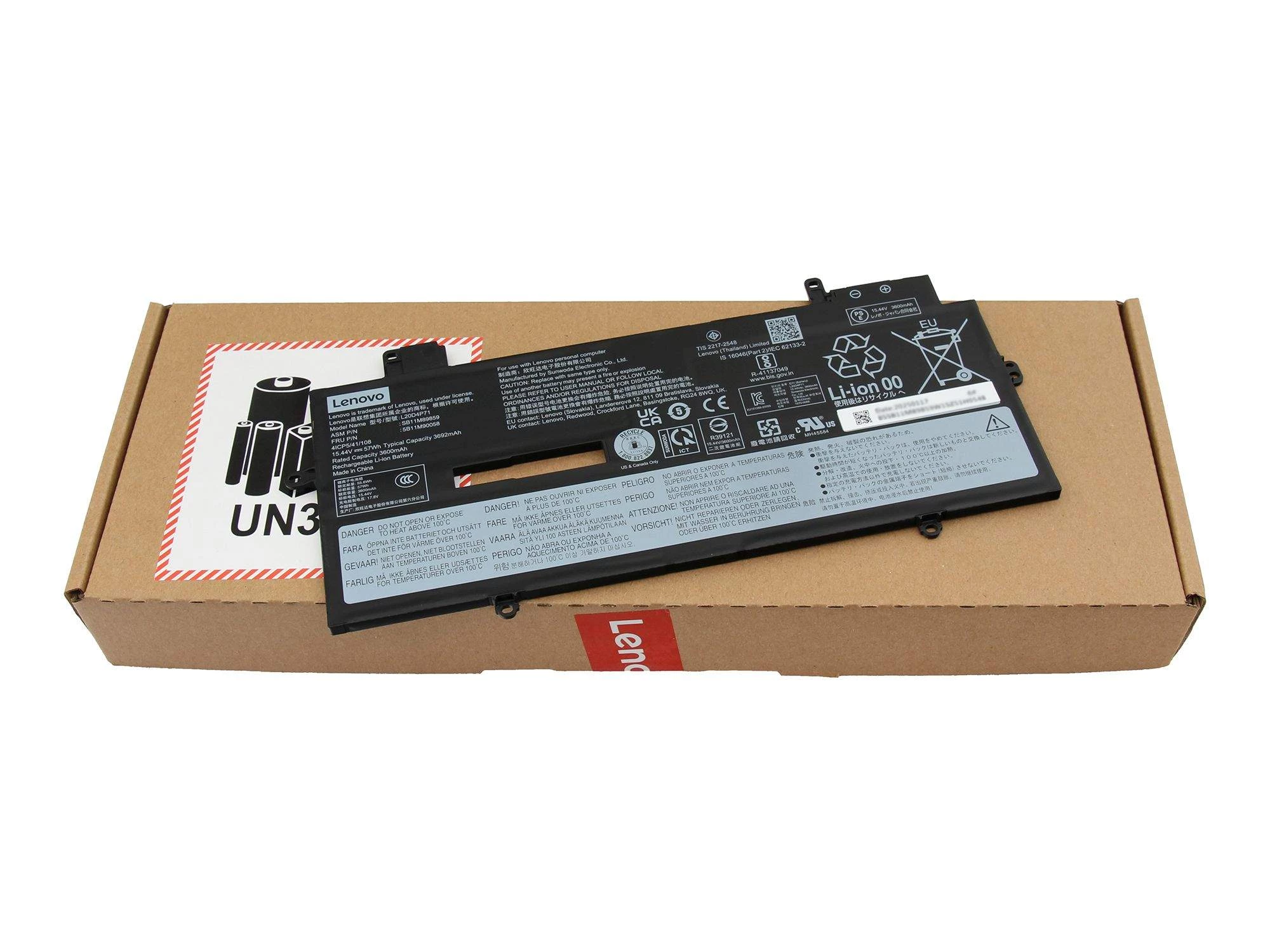 LENOVO L20M4P71 57Wh Litija-Jonu Iekšējais Klēpjdatora