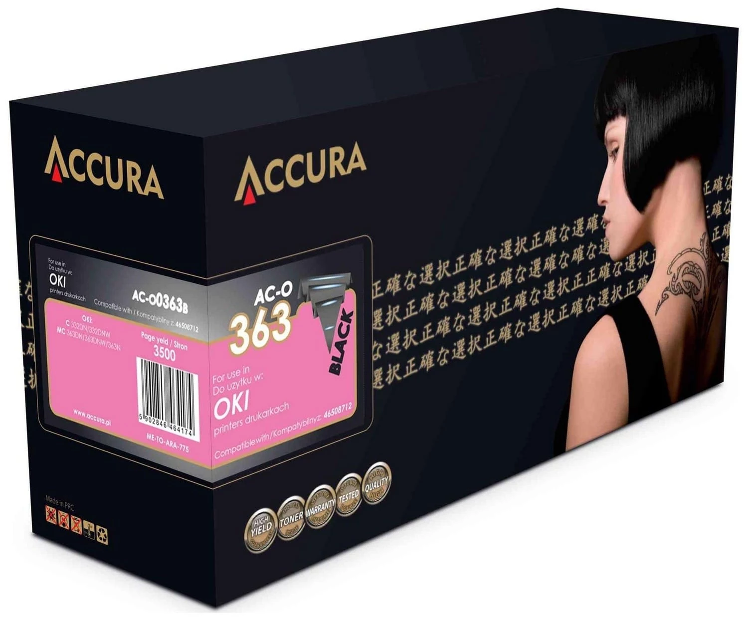 ACCURA OKI Toner (46508712) Replacement –