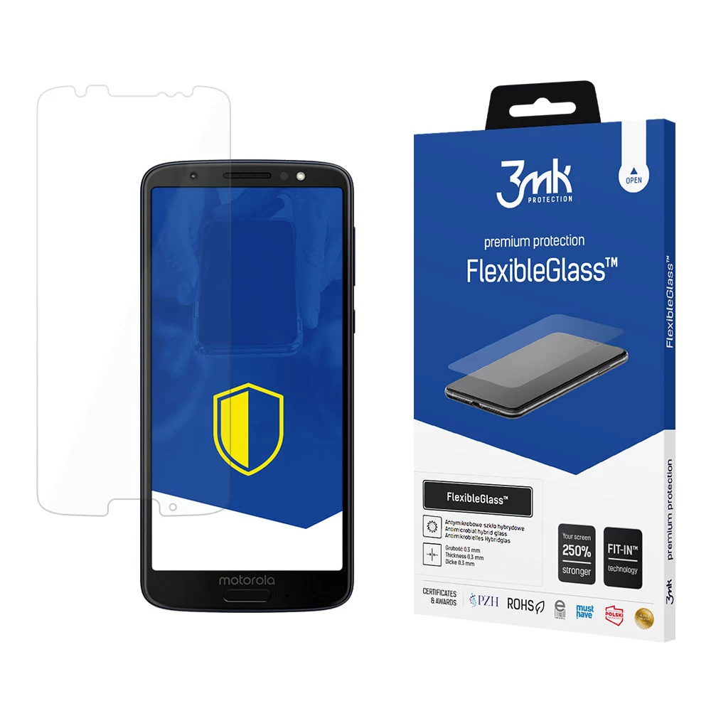 3MK FlexibleGlass Hybrid Glass ekrāna aizsargs