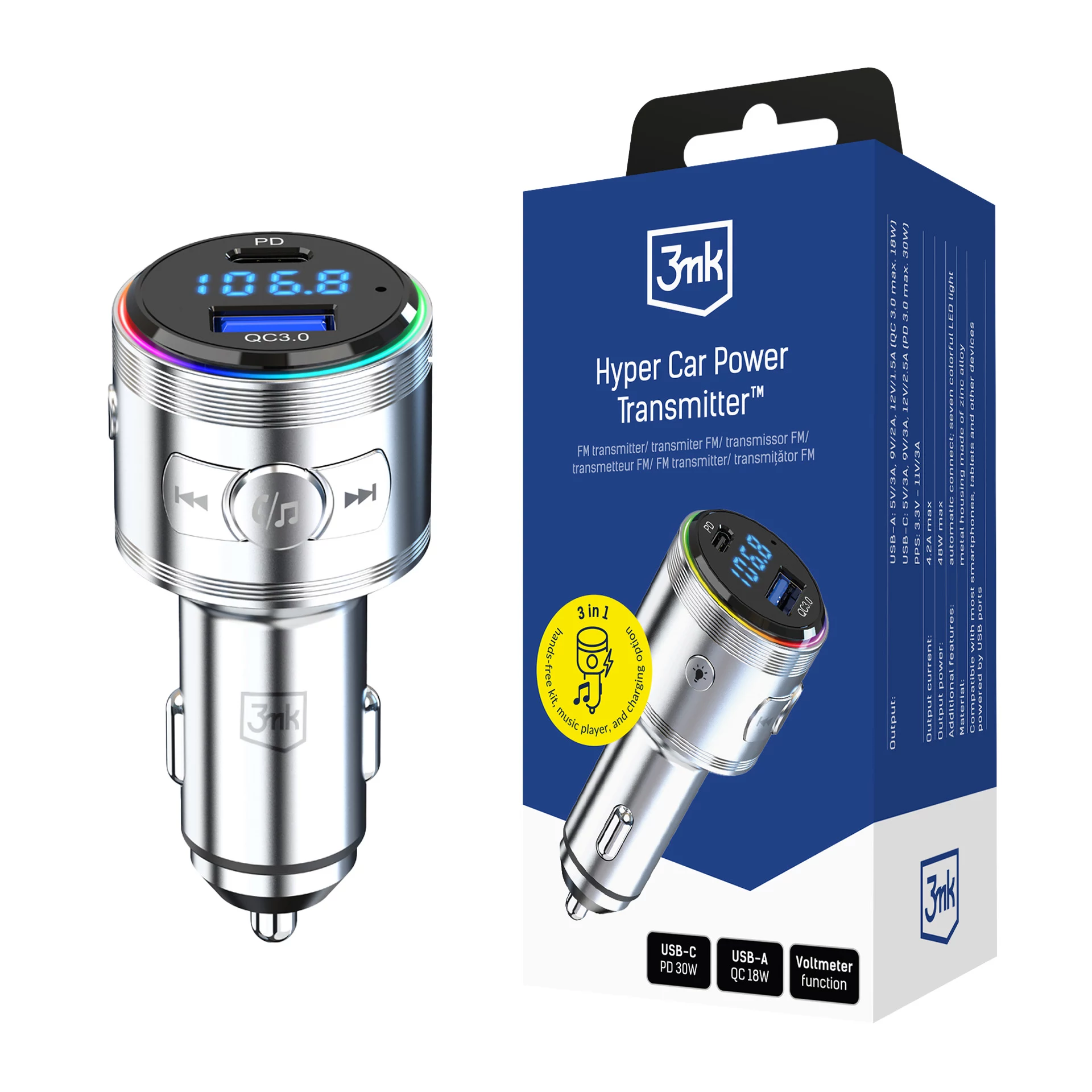 3MK Hyper Car Power Transmitter 48W