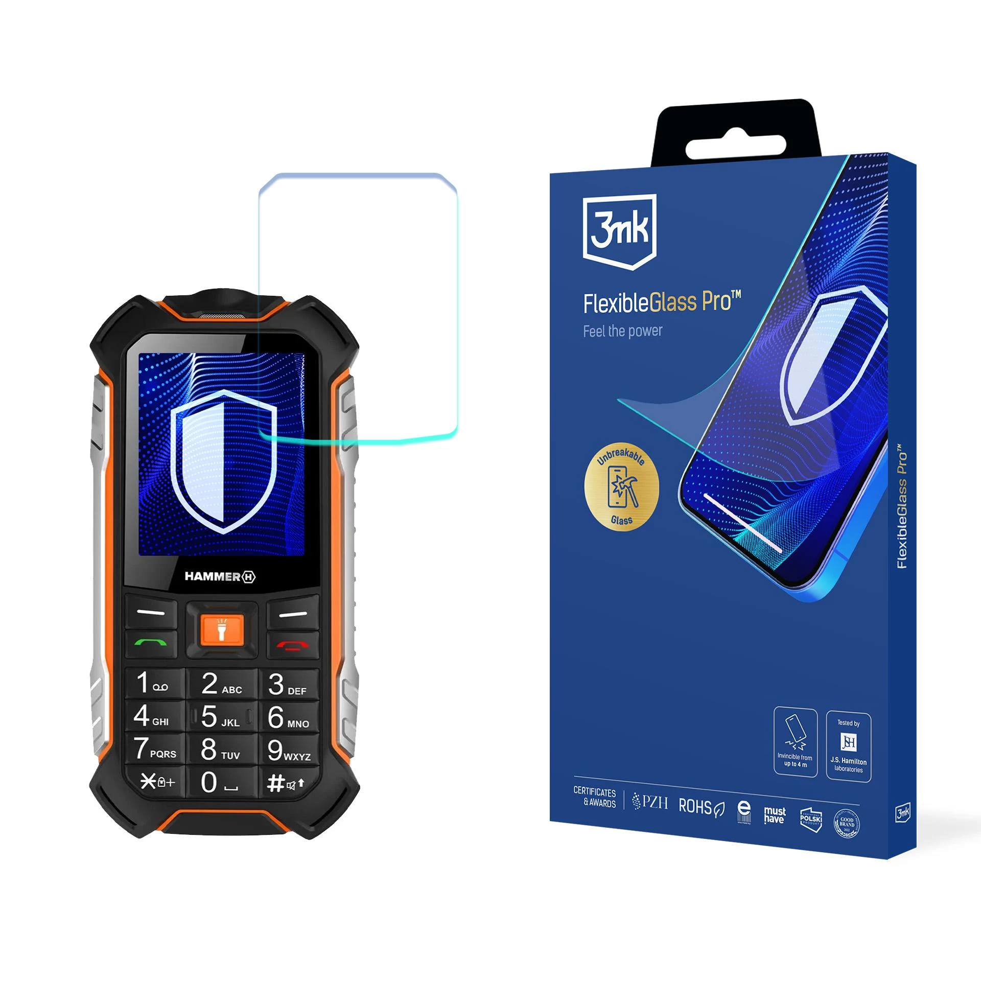 MyPhone Hammer Boost - 3mk FlexibleGlass