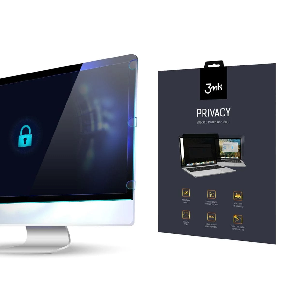 3MK PROTECTION Privātuma ekrāna filtrs Lenovo