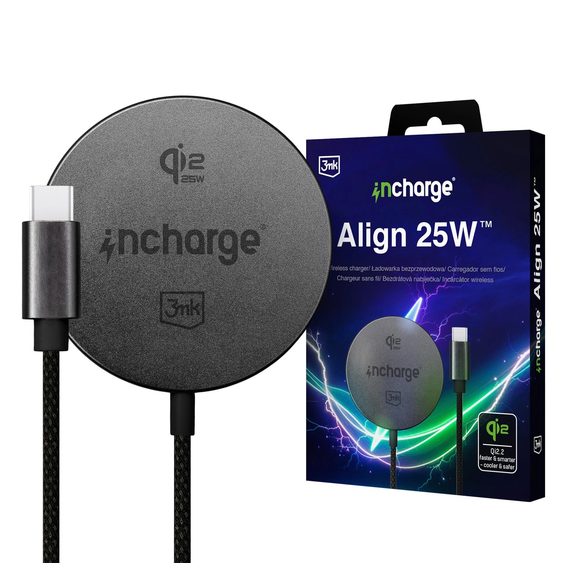 3mk incharge Align Qi2 25W for