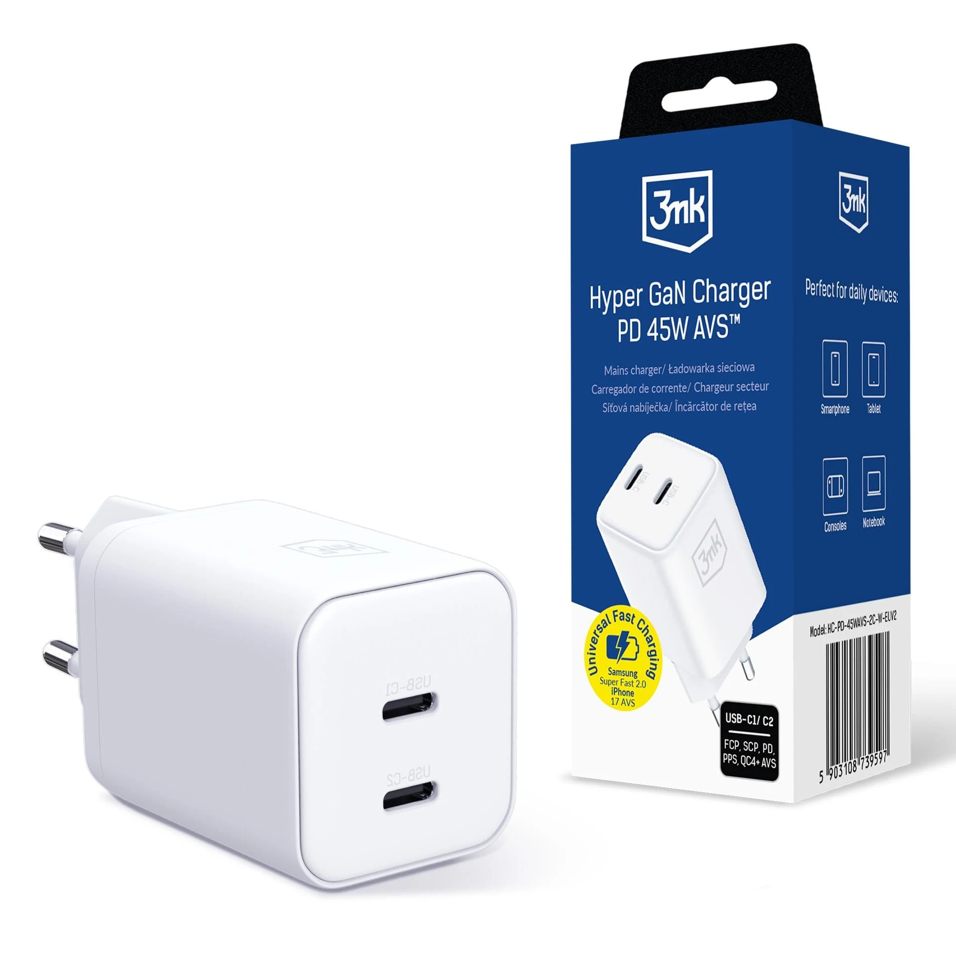 3mk Hyper Charger PD 45W GaN