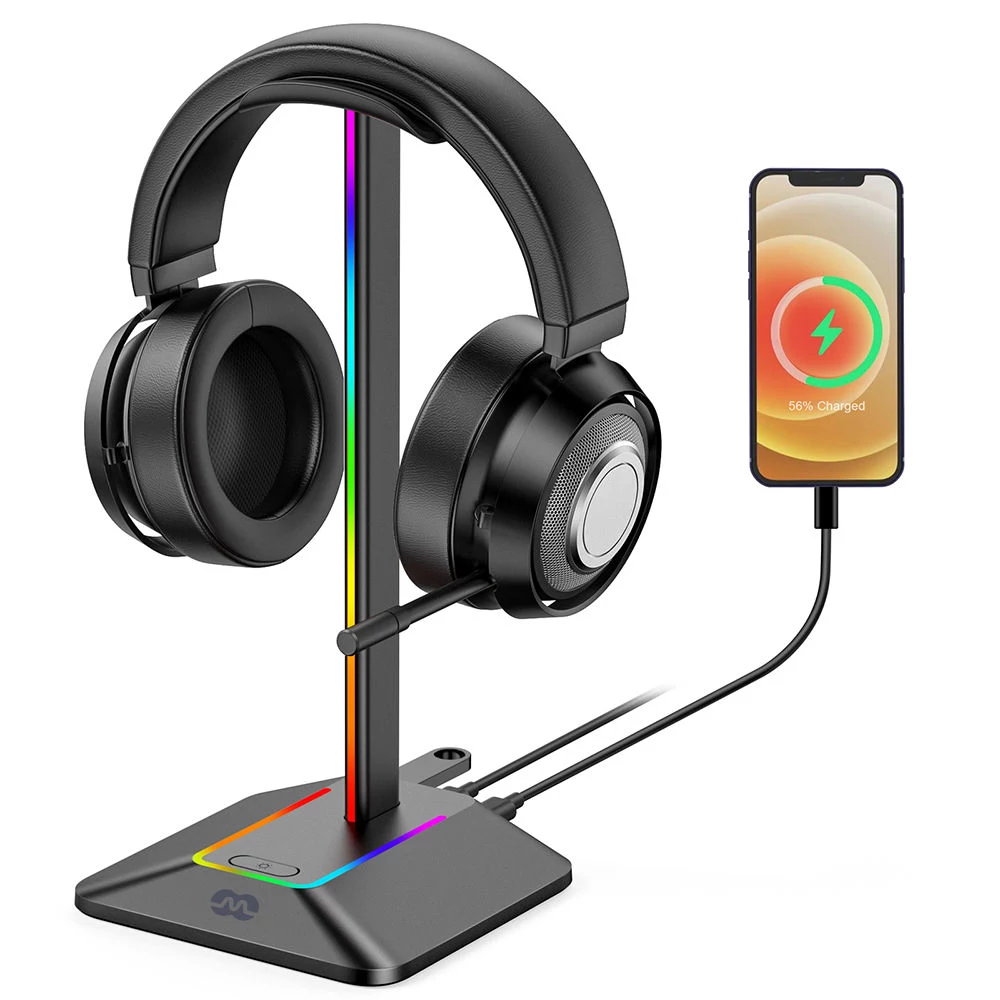 MOZOS D12 RGB LED Headphone Stand