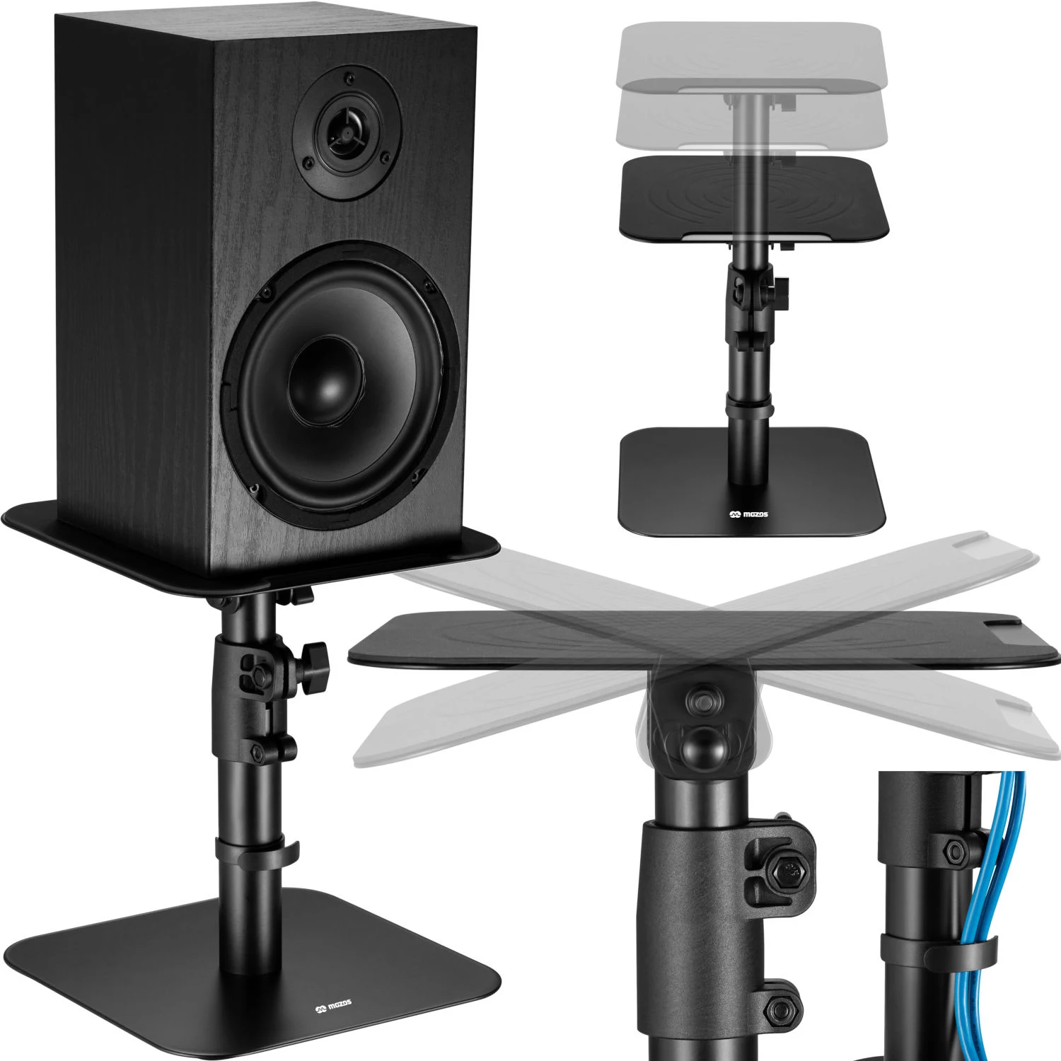 MOZOS MSK6 Studio Monitor Statīvi Pāris