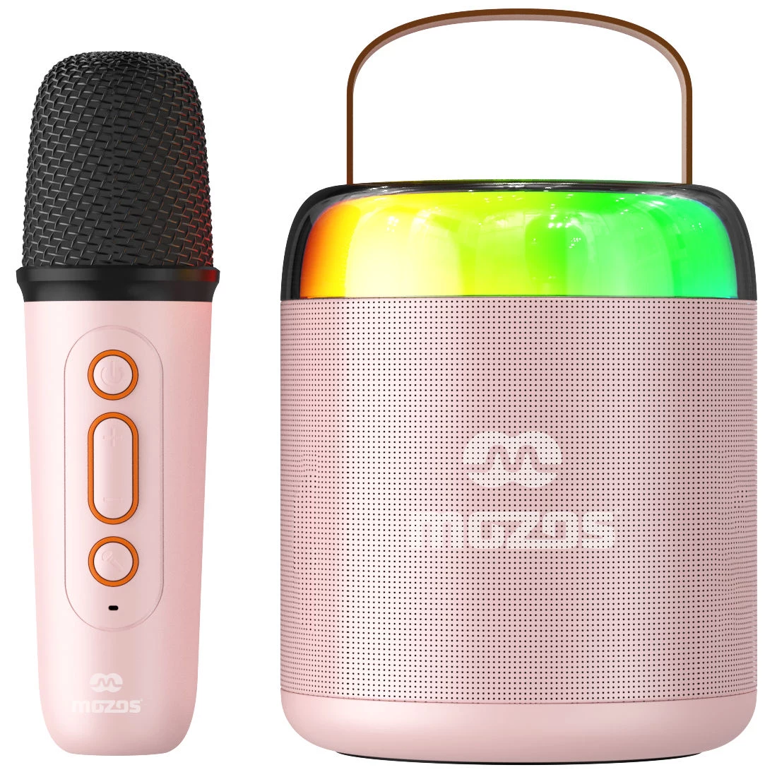 MOZOS MK Pink Karaoke Mikrofons ar