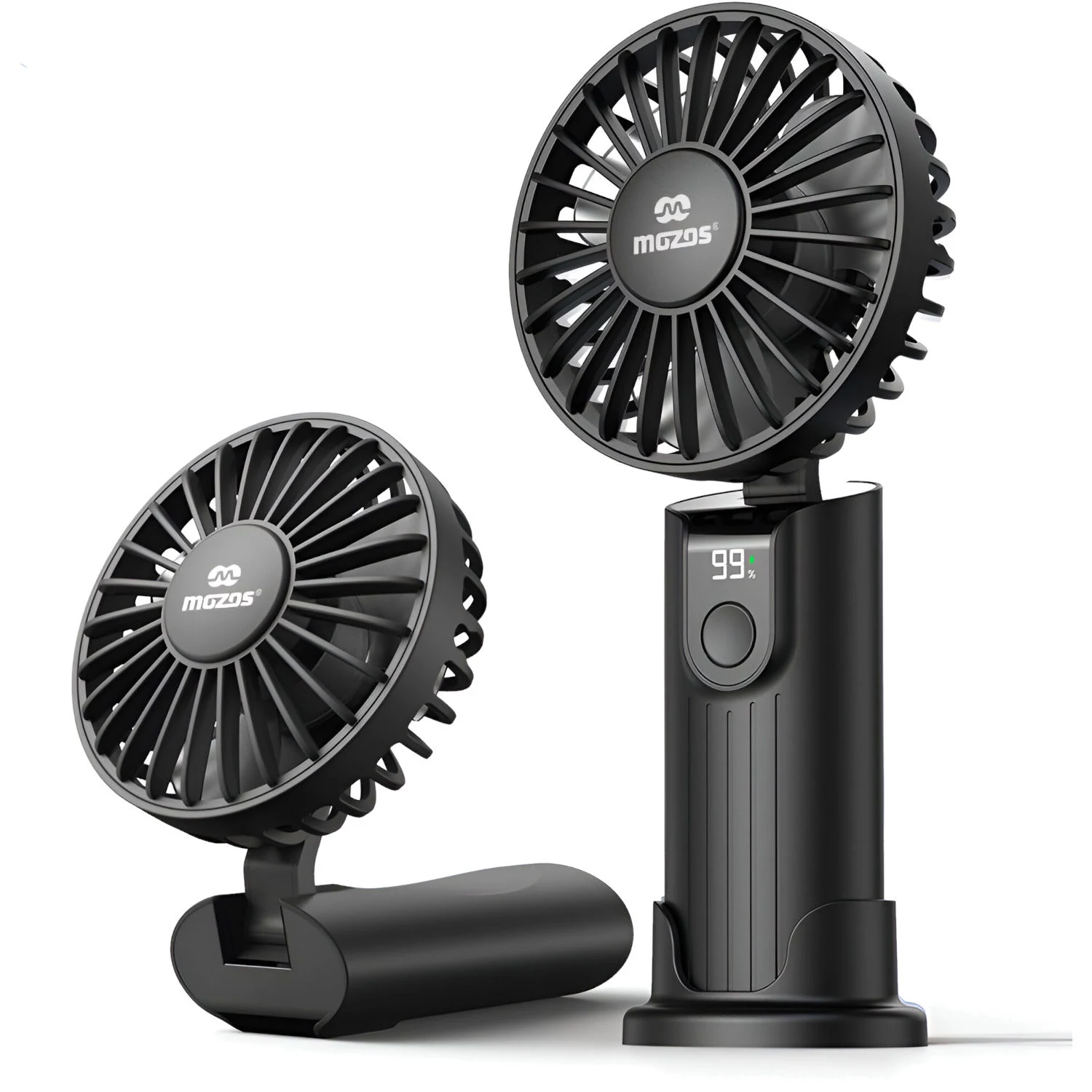 MOZOS F30 Bezvadu Ventilators Ar Akumulatoru
