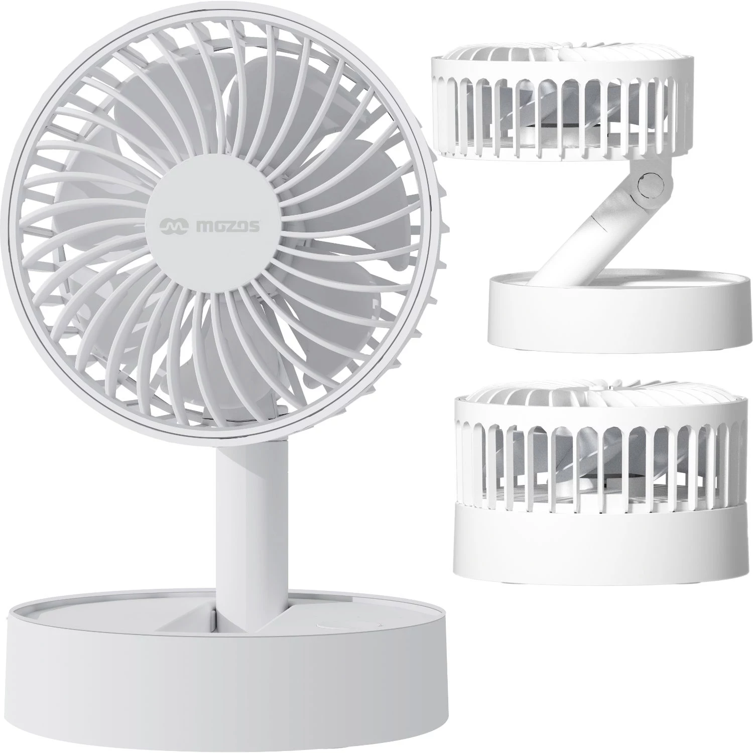 MOZOS F32 Bezvadu Ventilators ar Akumulatoru