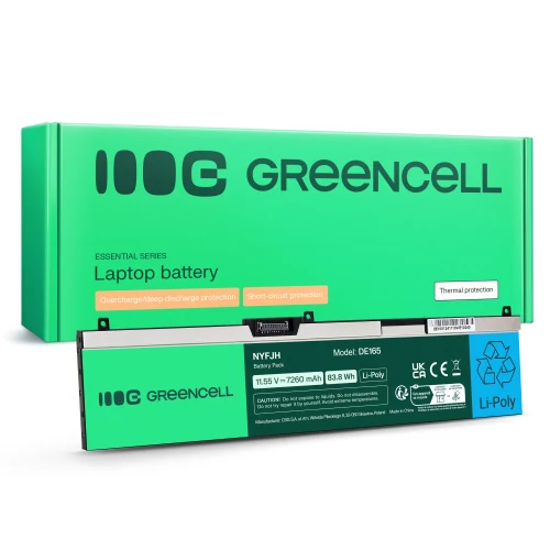 Greencell NYFJH-6C Laptop Battery for Dell