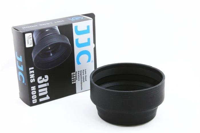 JJC Rubber Lens Hood 62mm Black