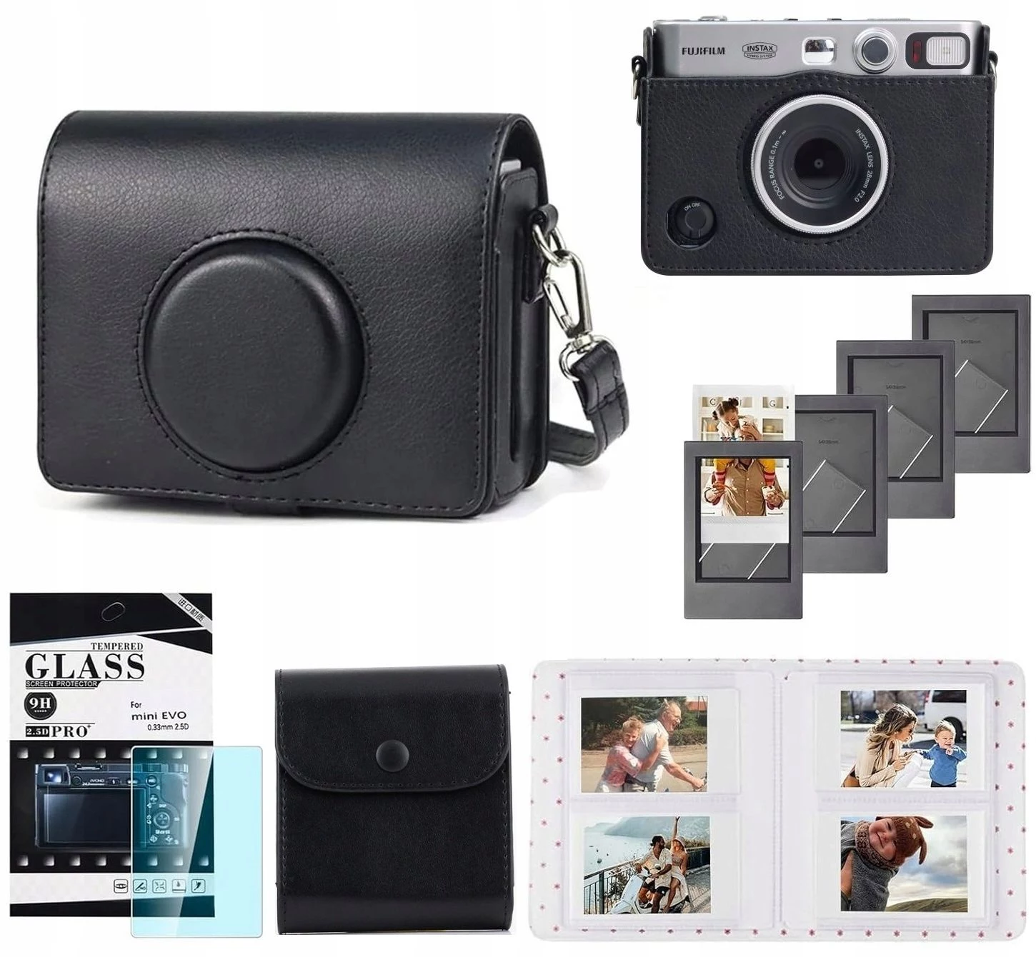 LOVEINSTANT 5-in-1 Kit: Case + Tempered