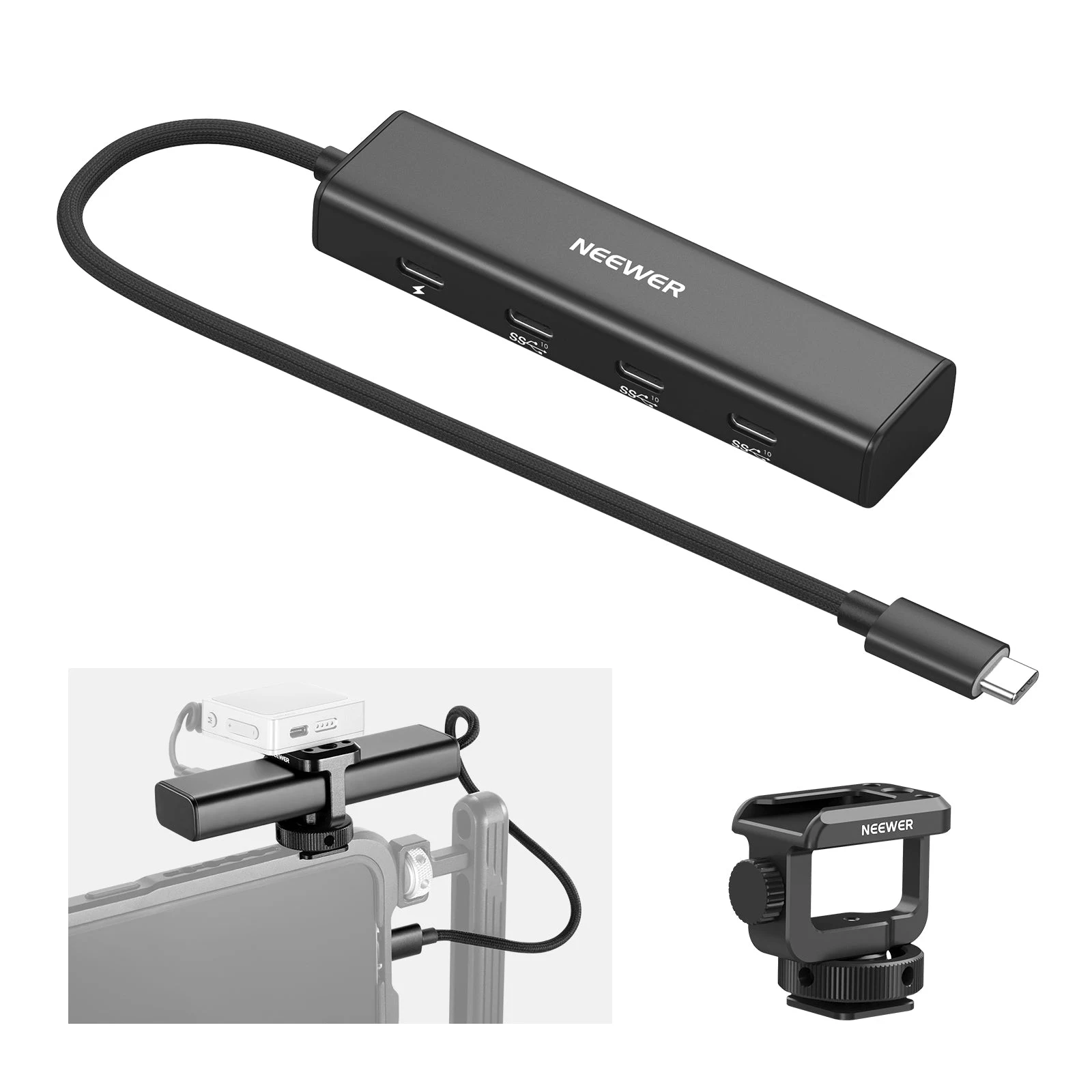 NEEWER PS020E USB-C Hub 4-in-1 ar