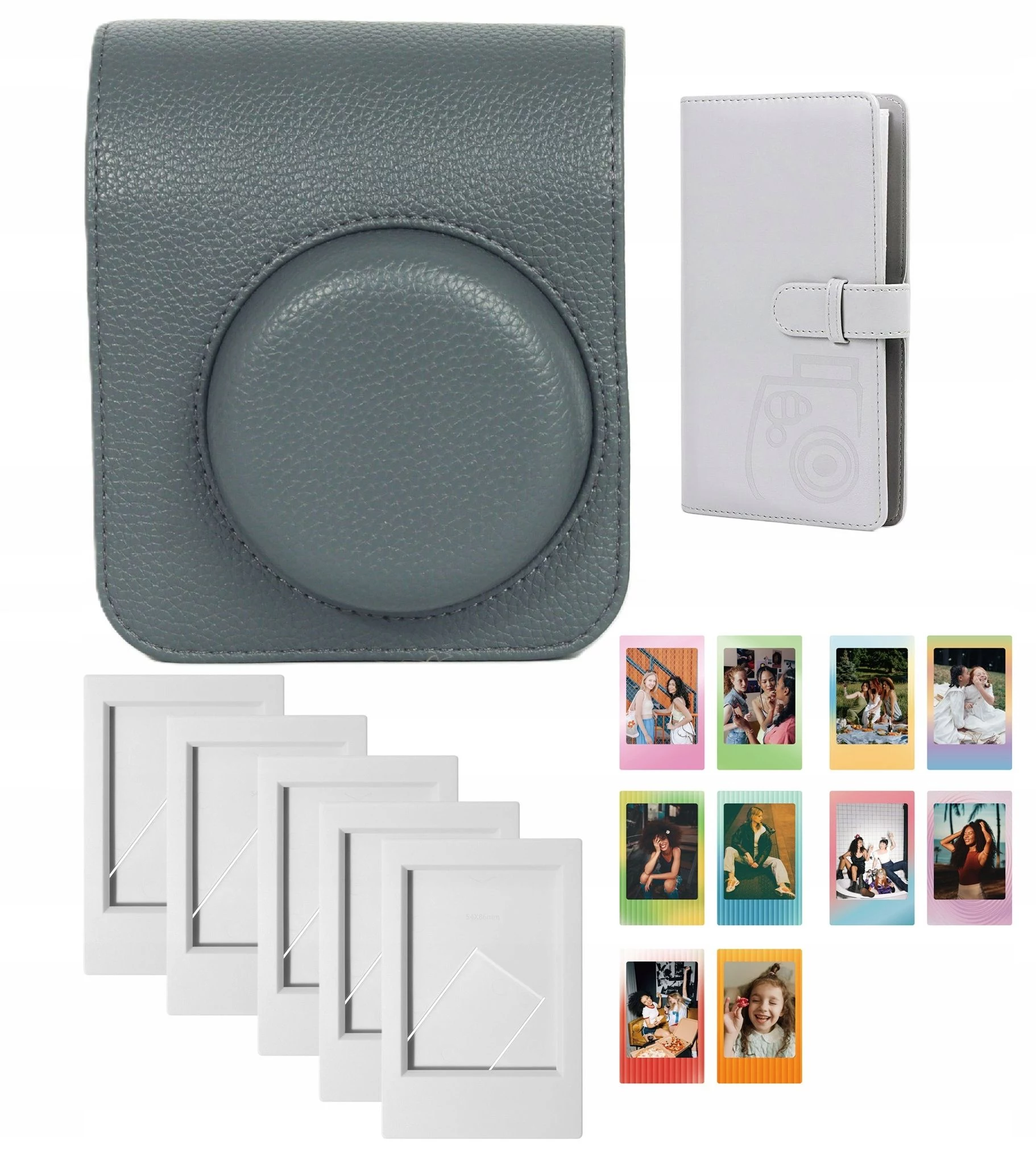 LOVEINSTANT 4-in-1 komplekts: Aizsargmaciņš, Fotoalbums (96