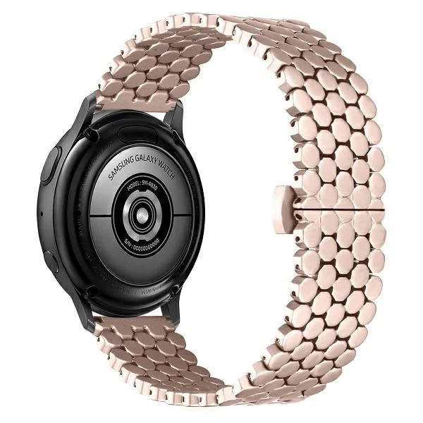 Beline Watch Strap 20mm Metal Honeycomb
