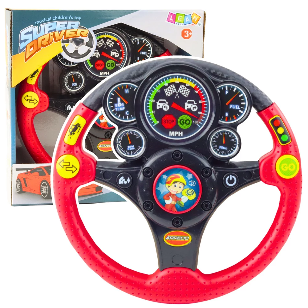 LEAN TOYS Interaktīvā stūre bērniem ar