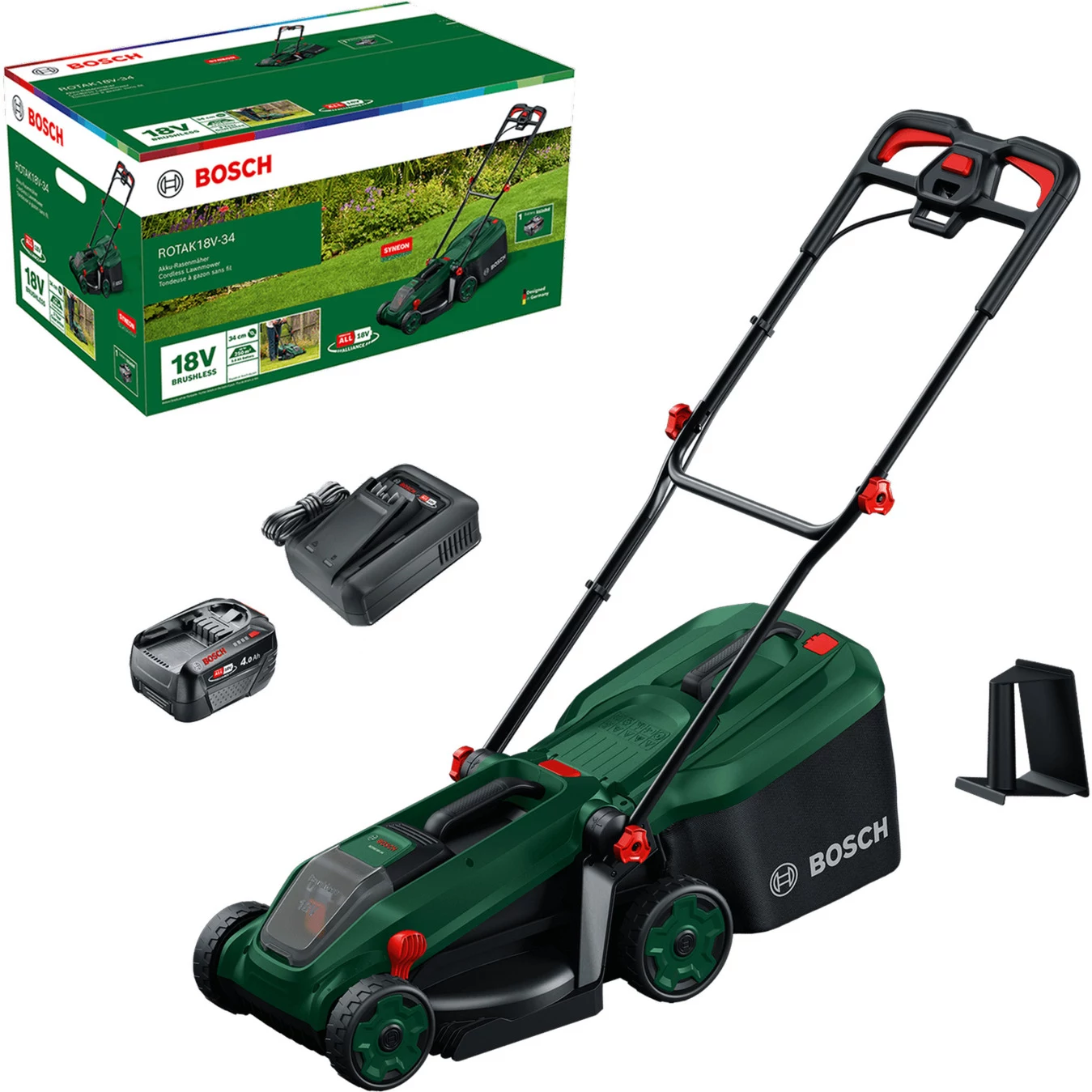 Bosch Rotak 18V-34 bezvadu zāles pļāvējs
