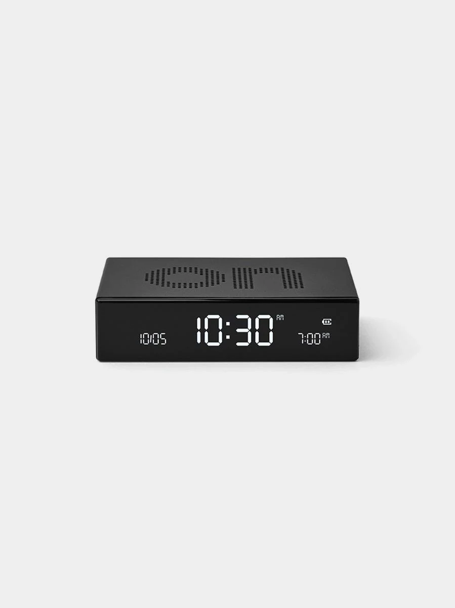 LEXON Flip Premium Alarm Clock Dual-Sided