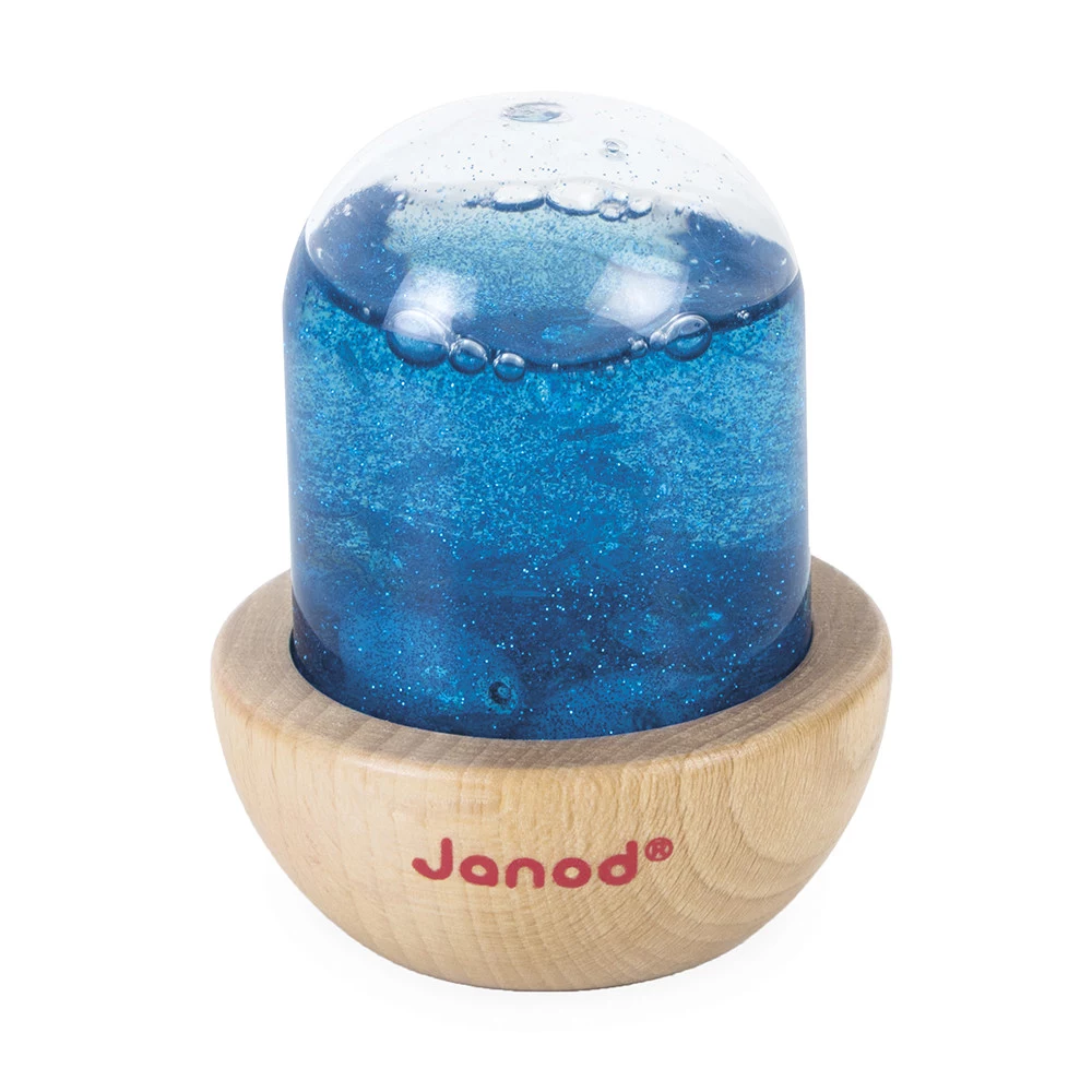 Janod Sensory Snow Globe with Glitter