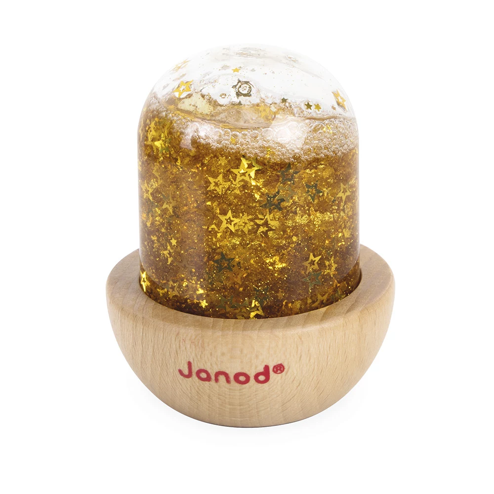 Janod Sensory Snow Globe Ball Yellow