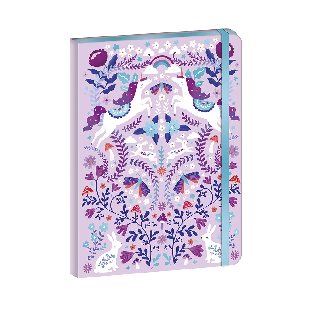 Janod Dreamland Unicorn Elastic Band Notebook