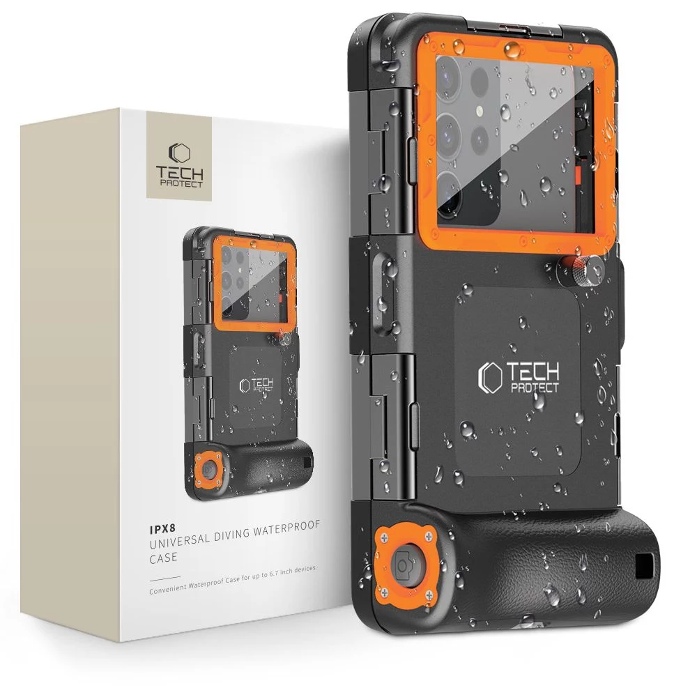 TECH-PROTECT IPX8 Universal Diving Waterproof Case