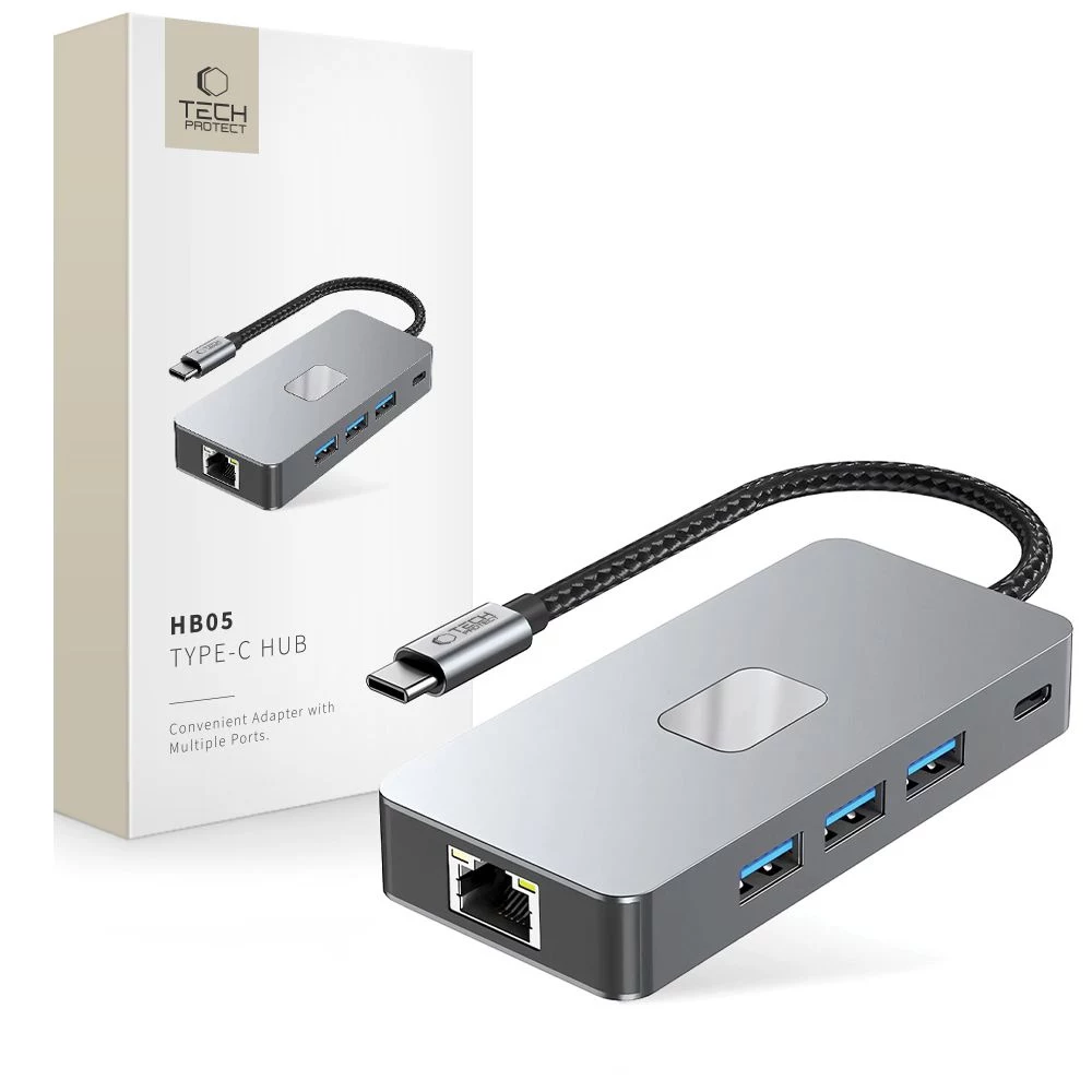 TECH-PROTECT HB05 9-in-1 USB-C Hub Adapter