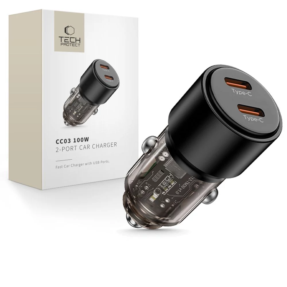 TECH-PROTECT CC03 2-Port Car Charger PD
