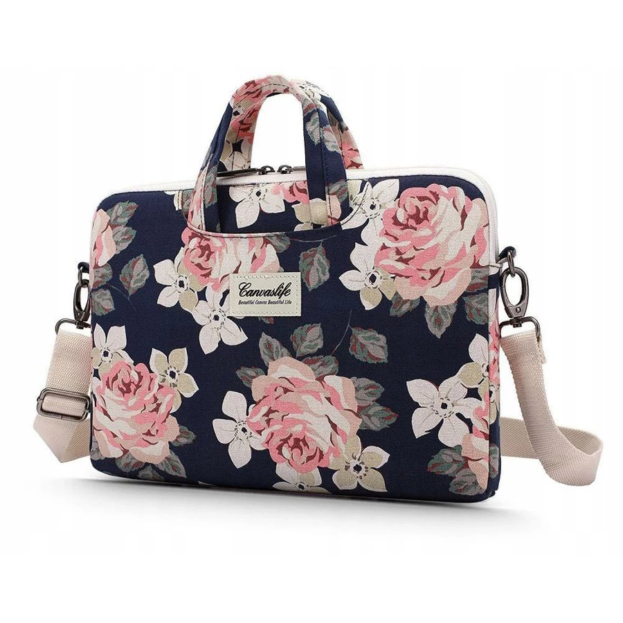 Canvaslife 15-16 Navy Rose Laptop Sleeve