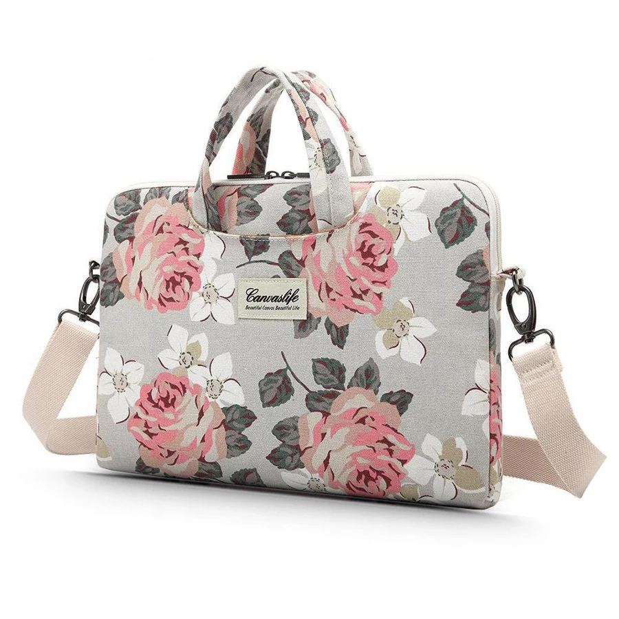 Canvaslife 15-16 White Rose Laptop Sleeve