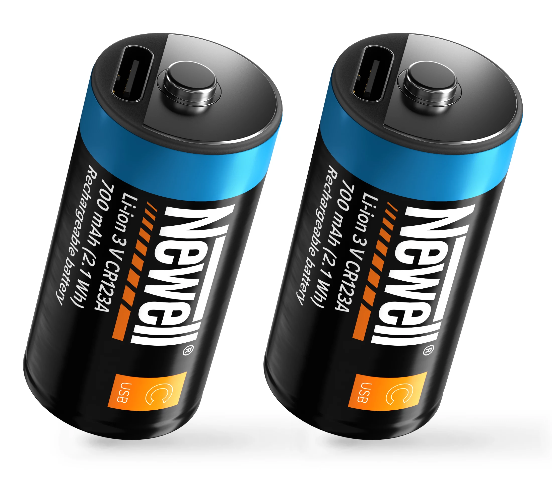 Newell CR123A USB-C Rechargeable Battery 700