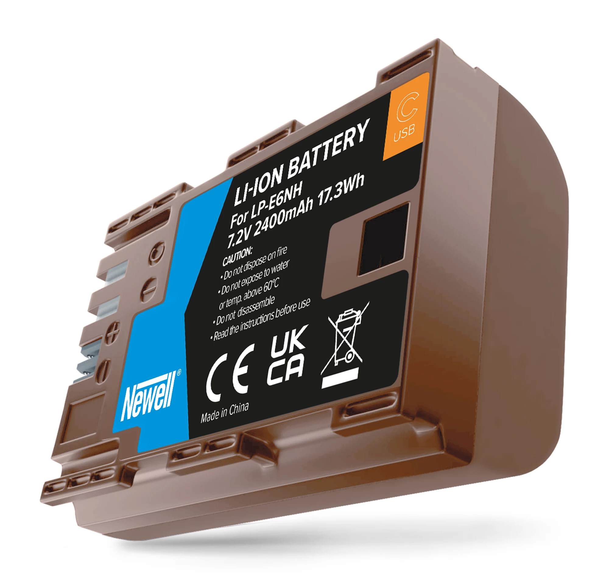 Newell Replacement Battery LP-E6NH USB-C for