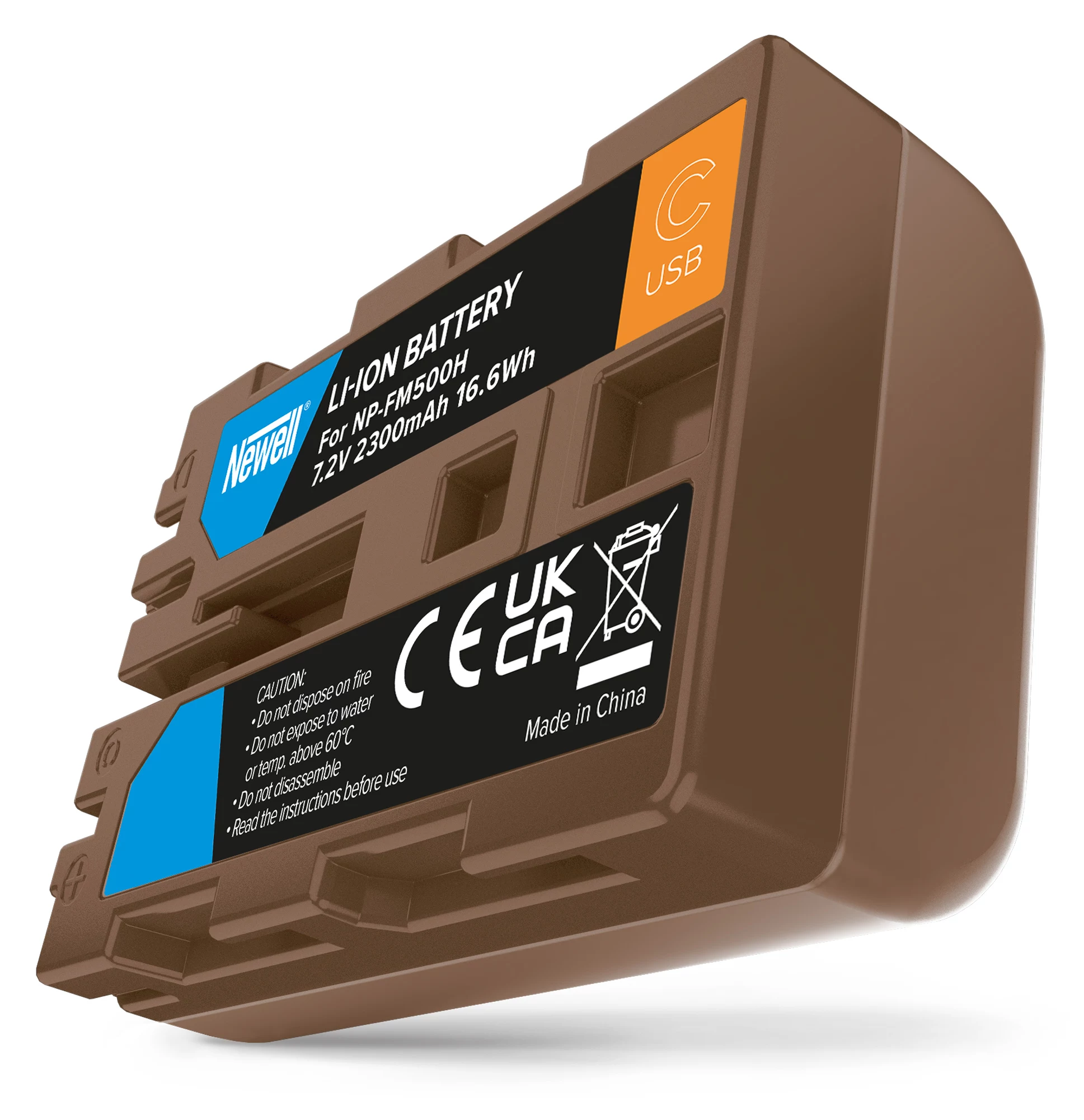 Newell NP-FM500H Replacement Battery with USB-C