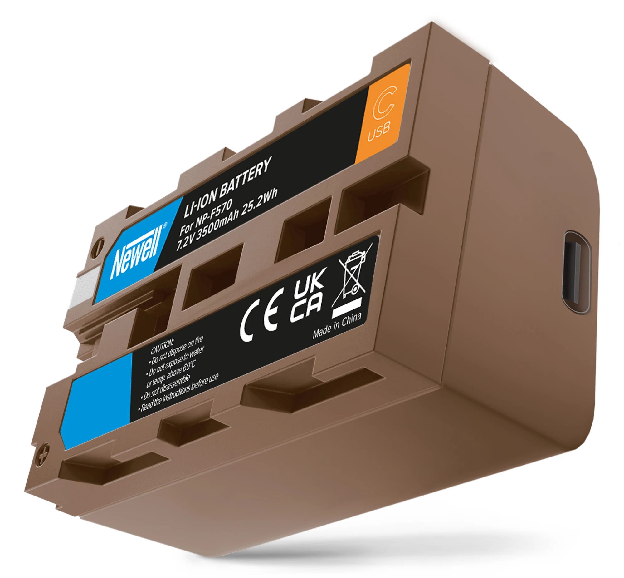 Newell Replacement Battery NP-F570 USB-C for