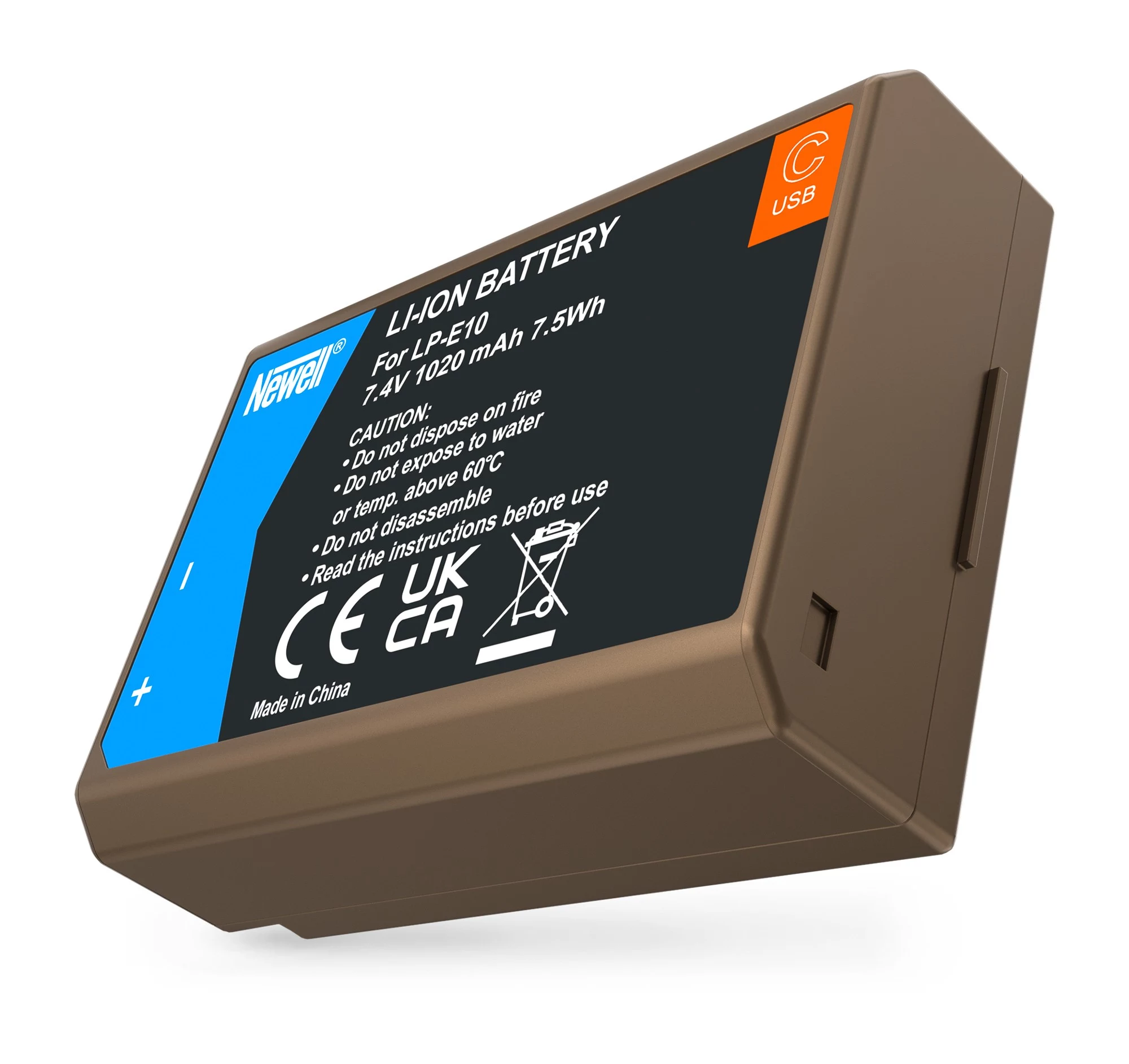 Newell Replacement Battery LP-E10 USB-C for