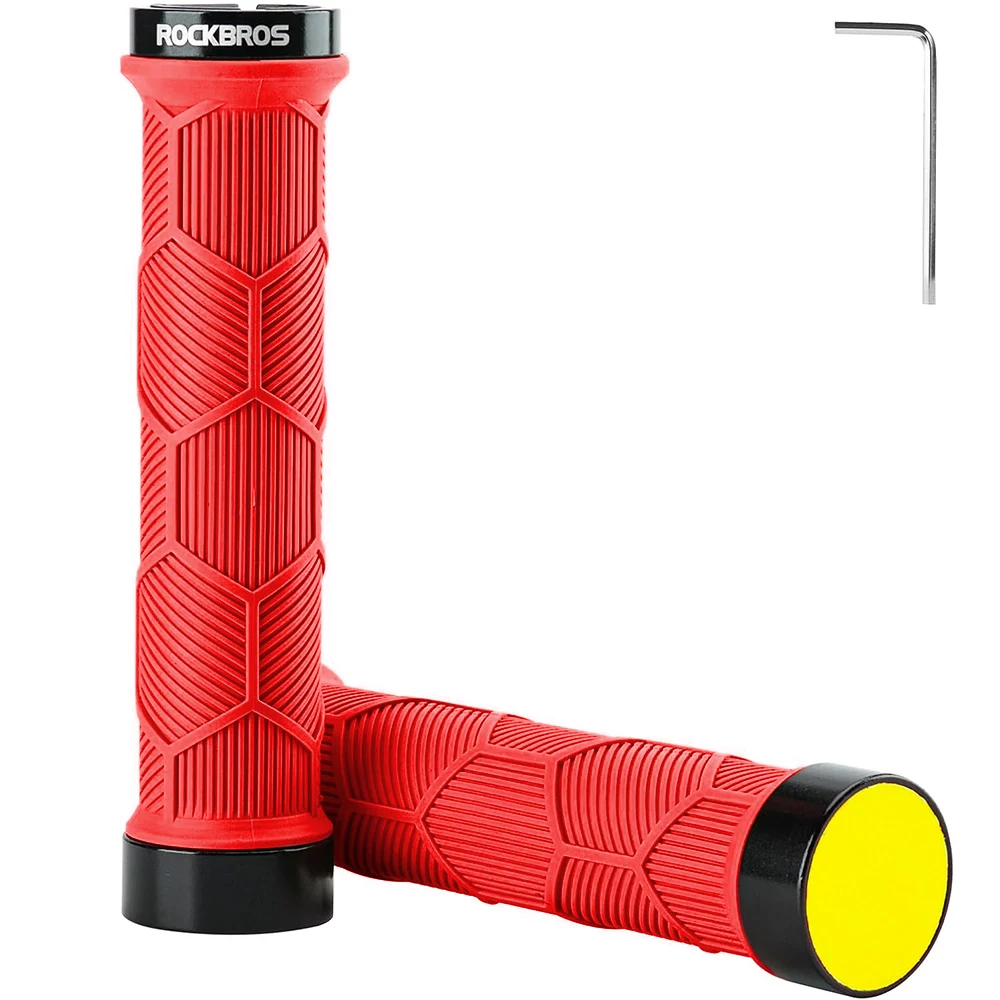 ROCKBROS Bicycle Handlebar Grips with Reflective