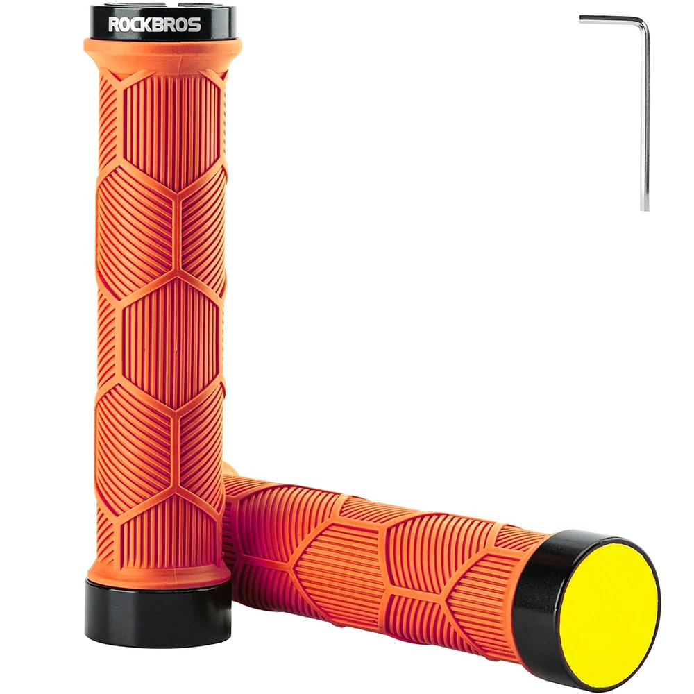 ROCKBROS Bicycle Handlebar Grips with Reflective
