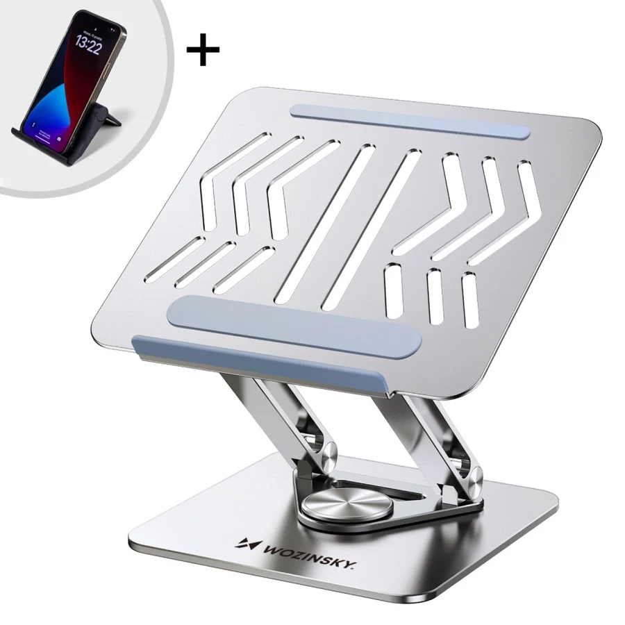 Wozinsky 360° Silver Laptop Stand ar