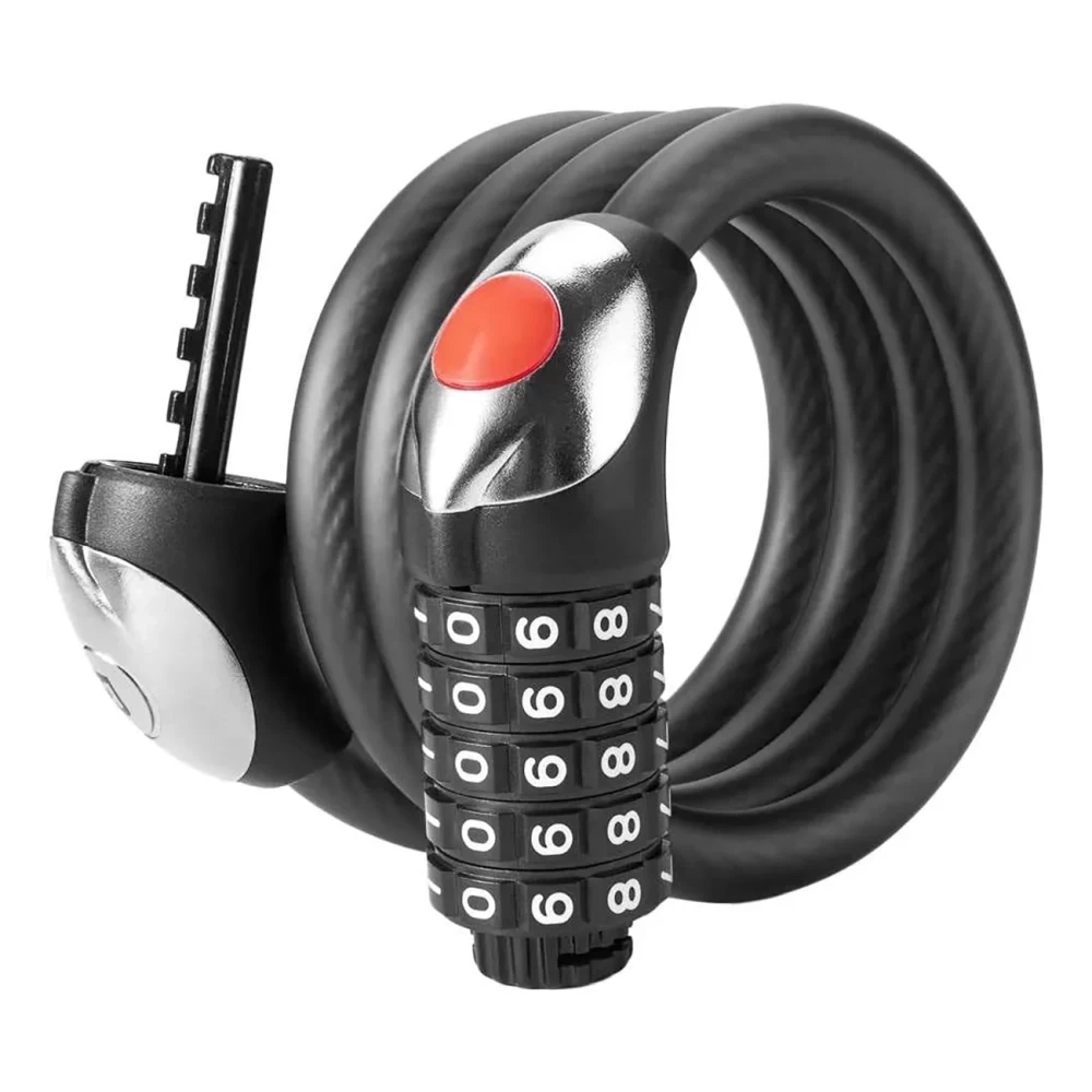 ROCKBROS RKS531 5-ciparu kombinācijas troses slēdzene