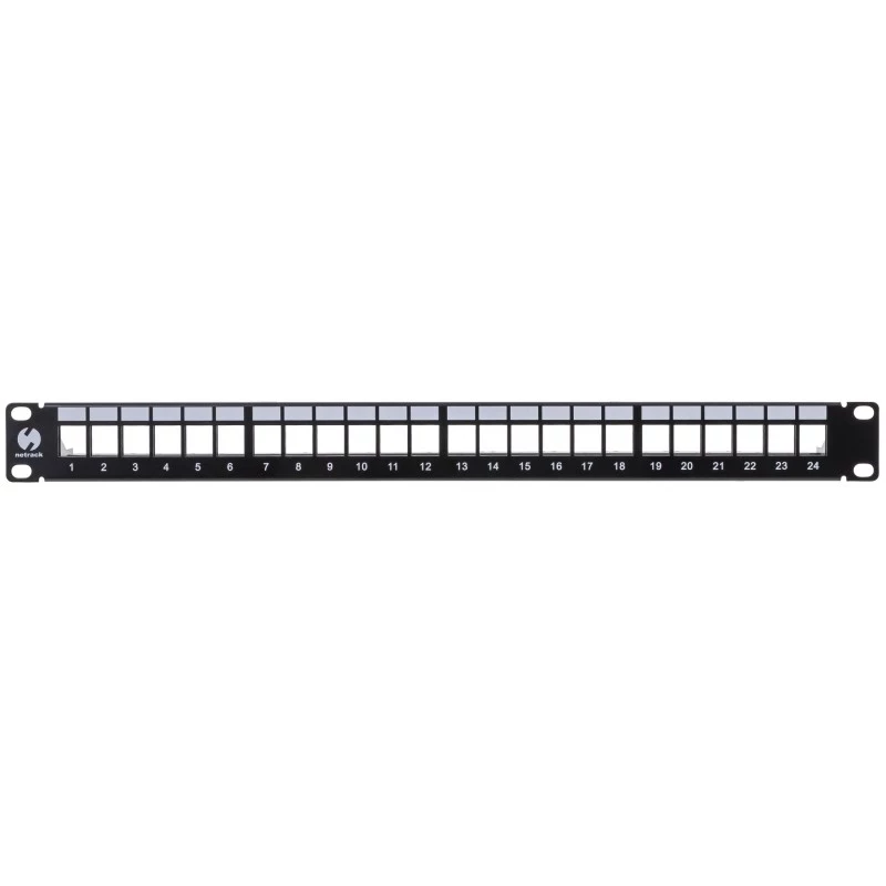 NETRACK 104-20 24-Port Keystone Patch Panel