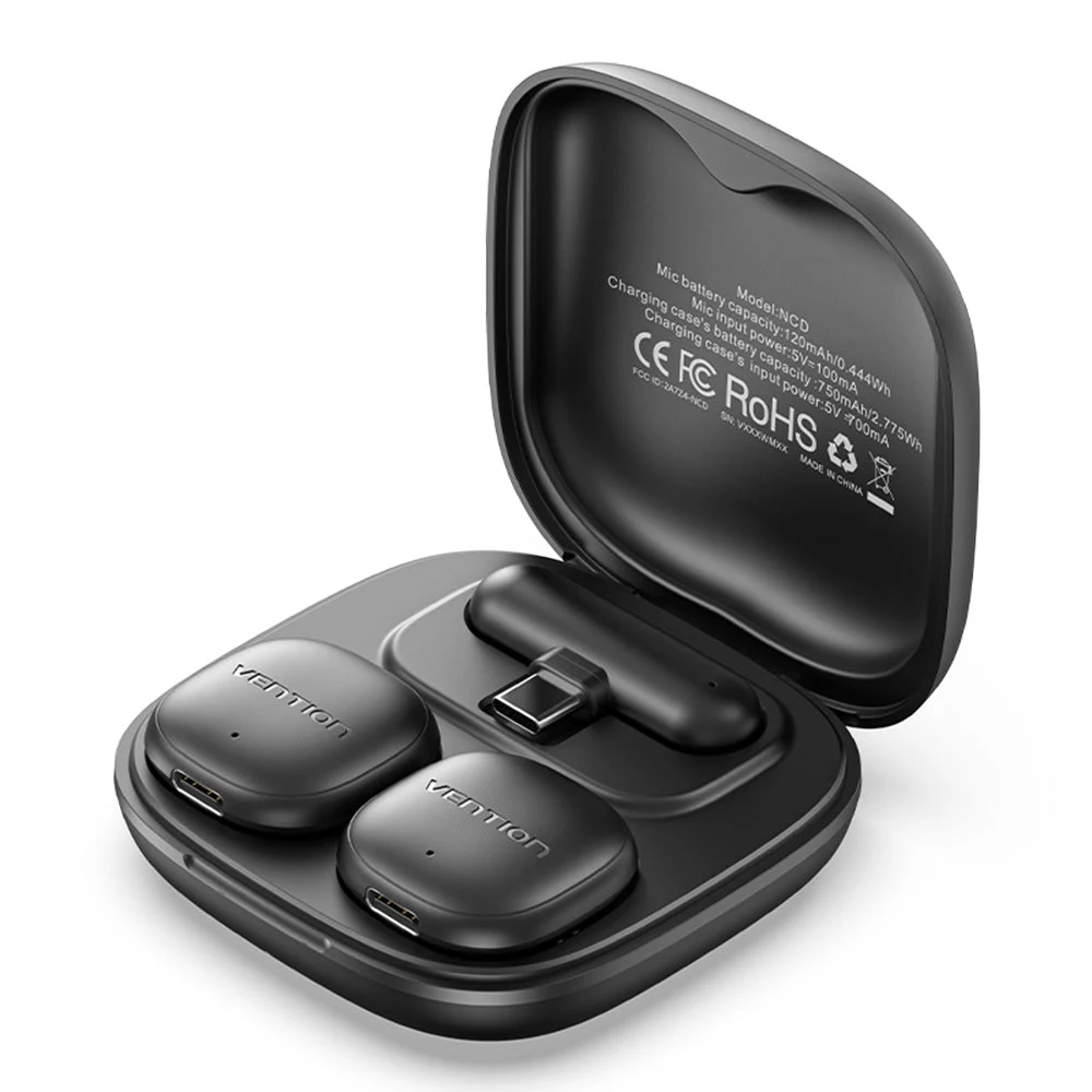VENTION NCDB0 Clip-On Bezvadu Mikrofons ar