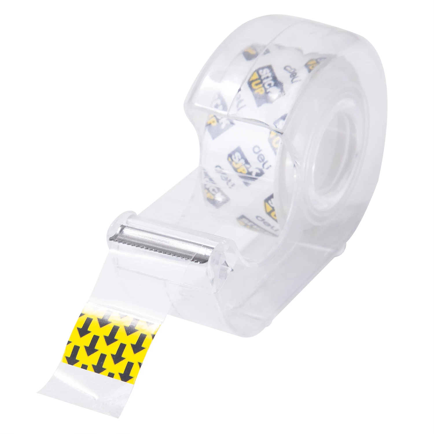 Deli Transparent Adhesive Tape with Dispenser
