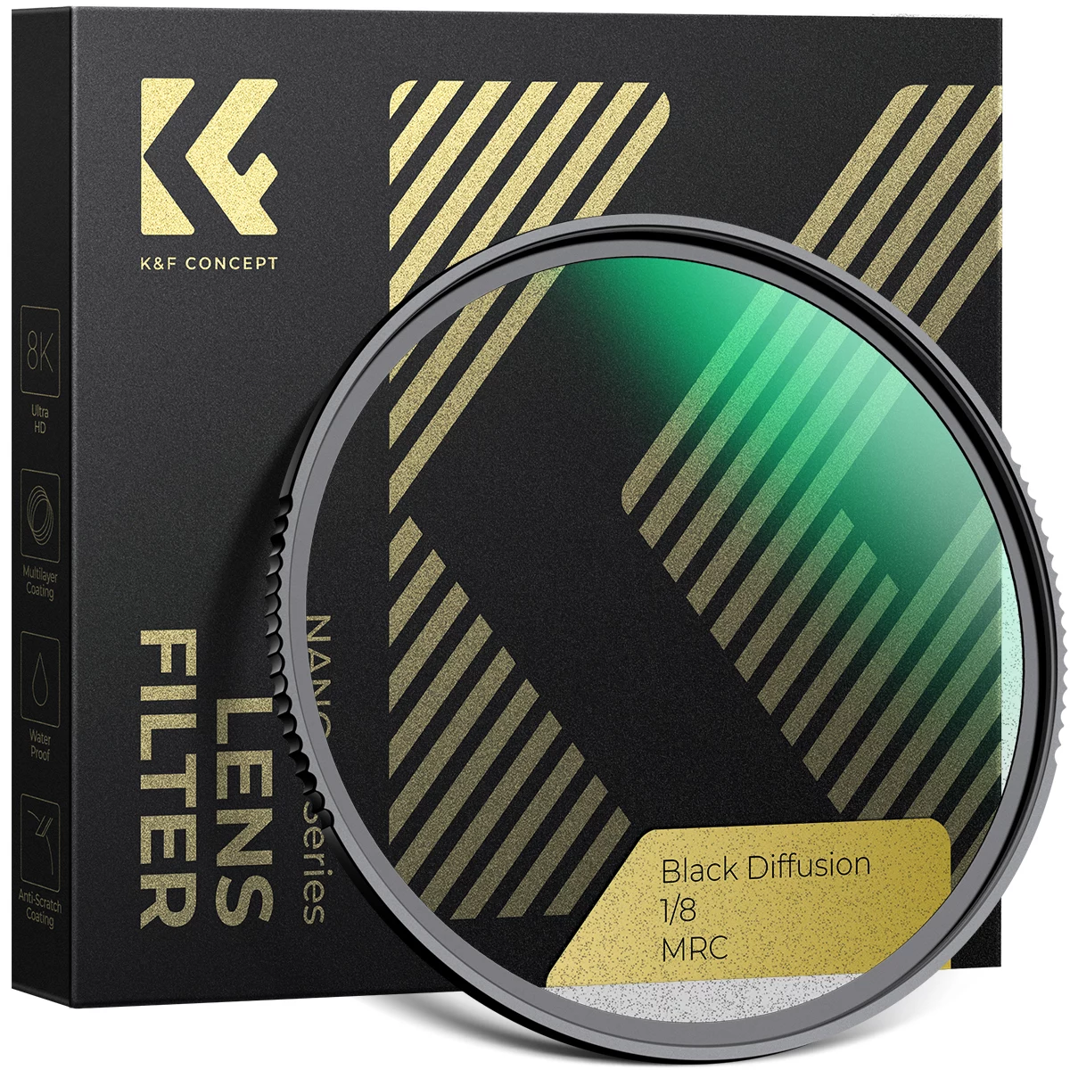 K&F Concept Black Diffusion 1/8 Filtra