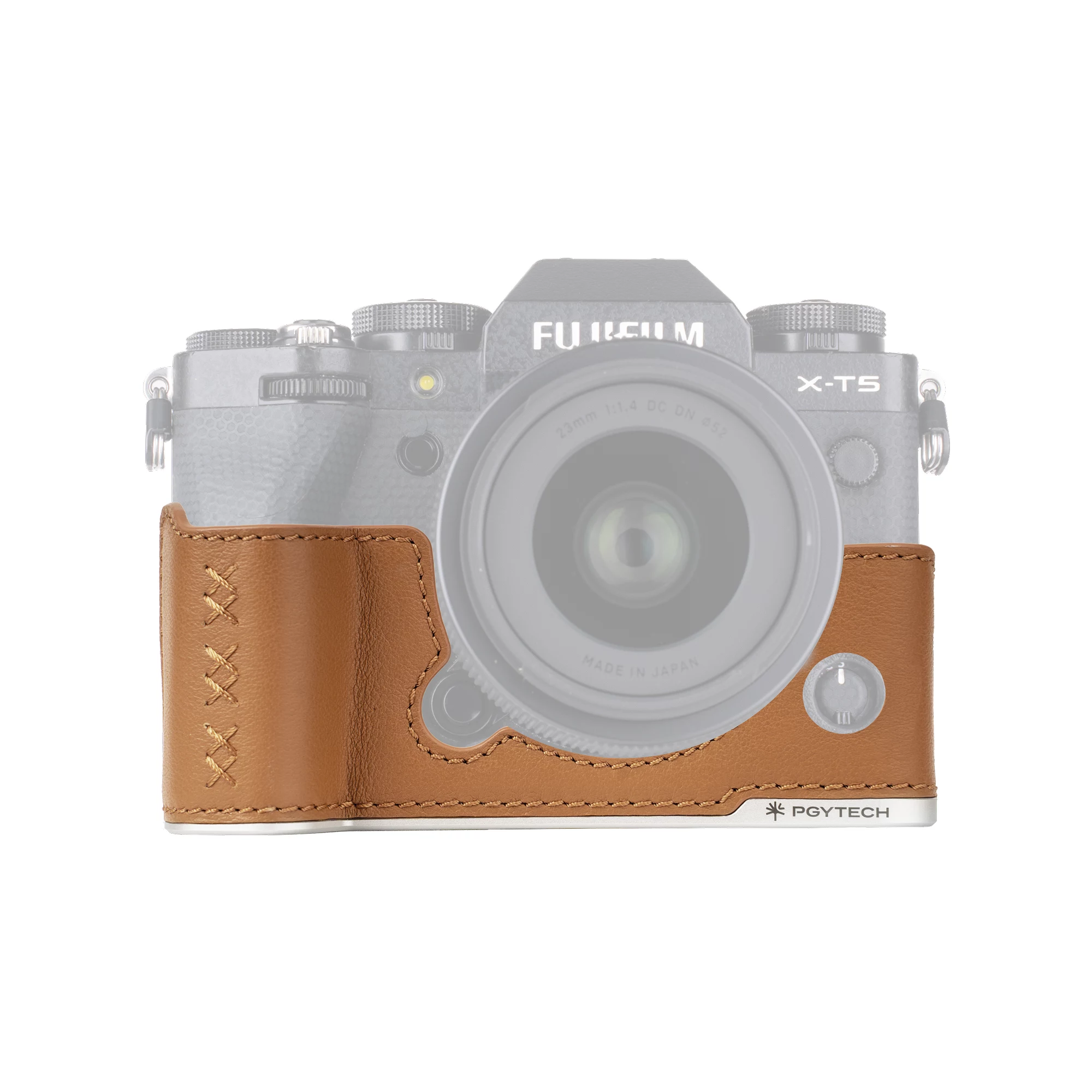 PGYTECH Leather Camera Half Case for
